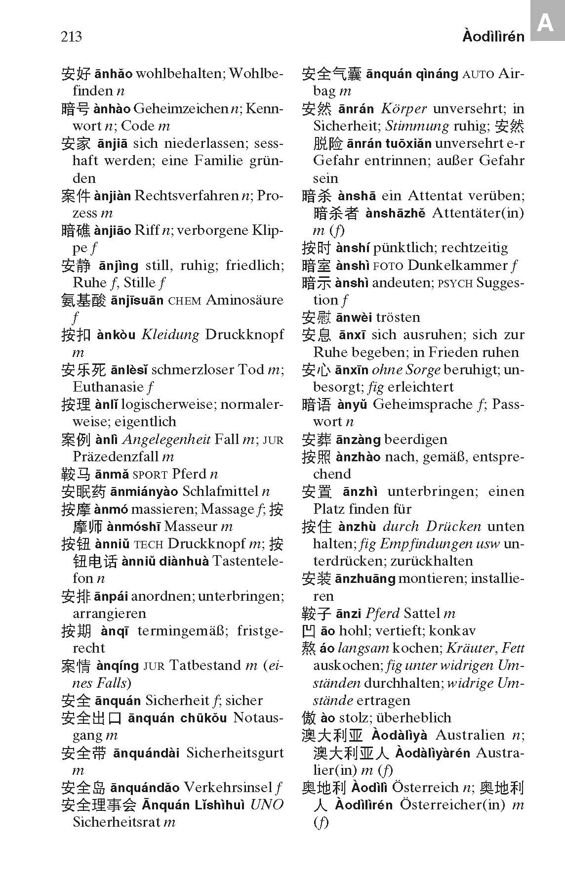 Langenscheidt Taschenwörterbuch Chinesisch