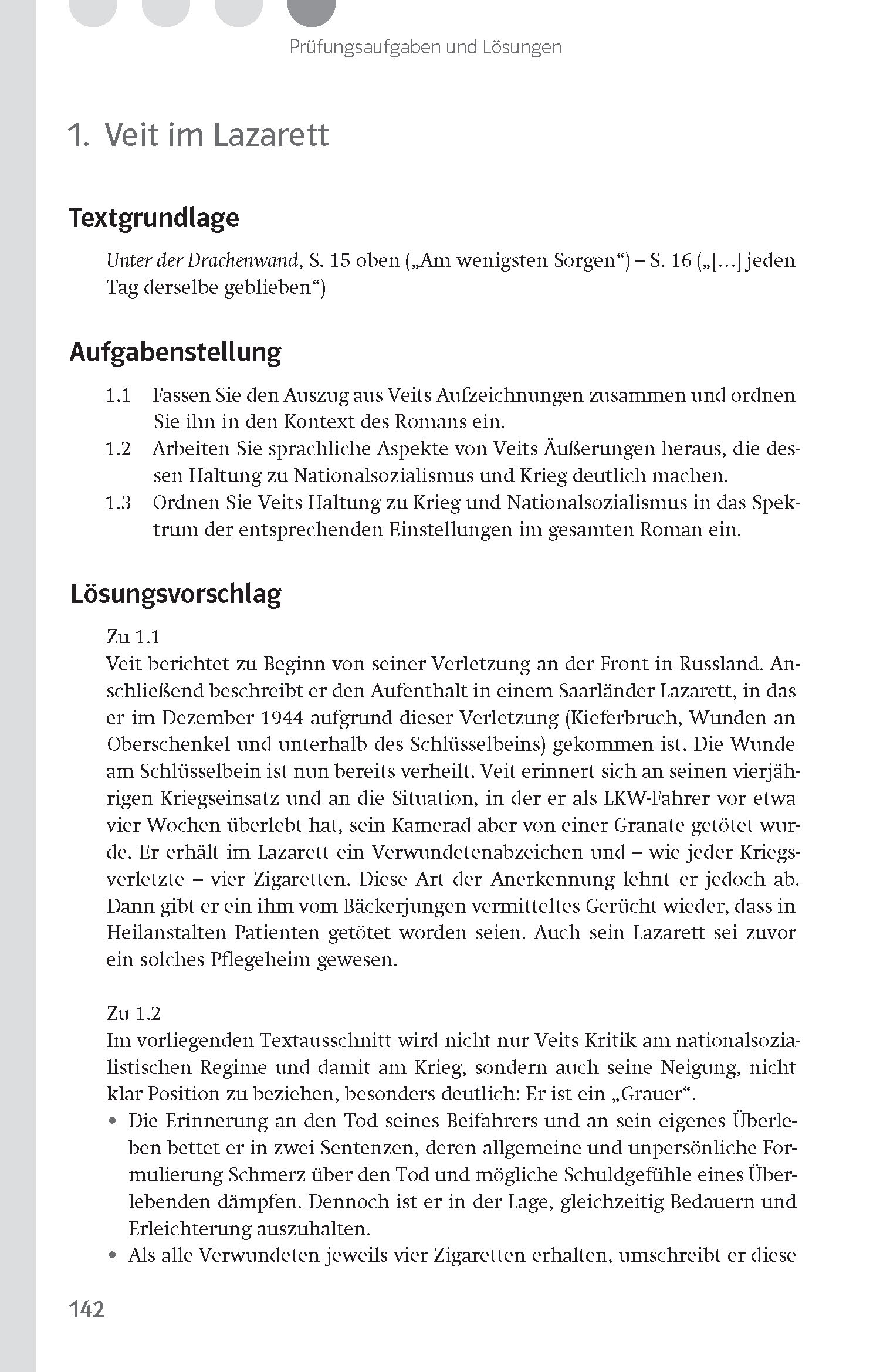 Klett Lektürehilfen Arno Geiger, Unter der Drachenwand