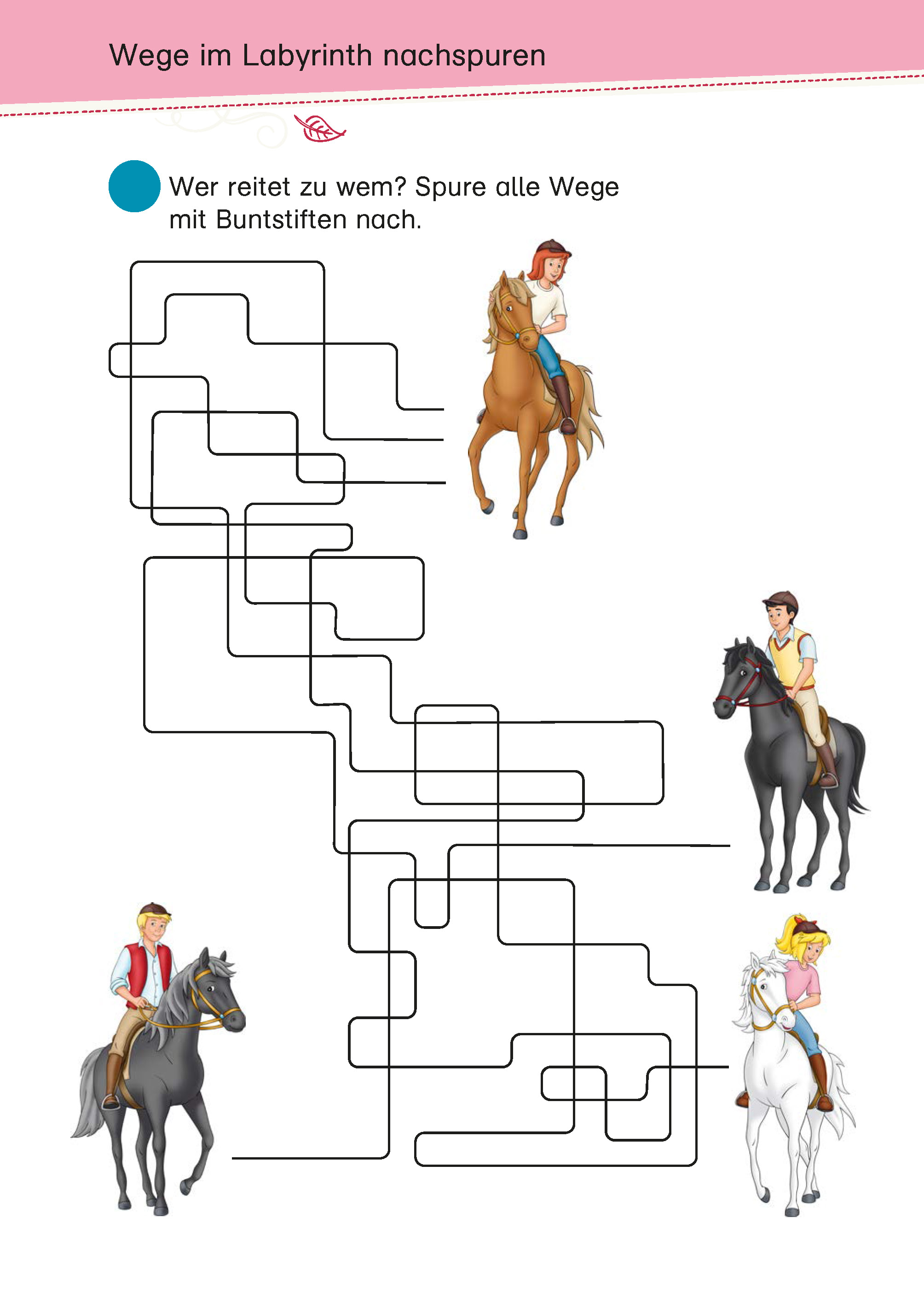 Bibi & Tina: Mein Schulstart-Block Schwungübungen