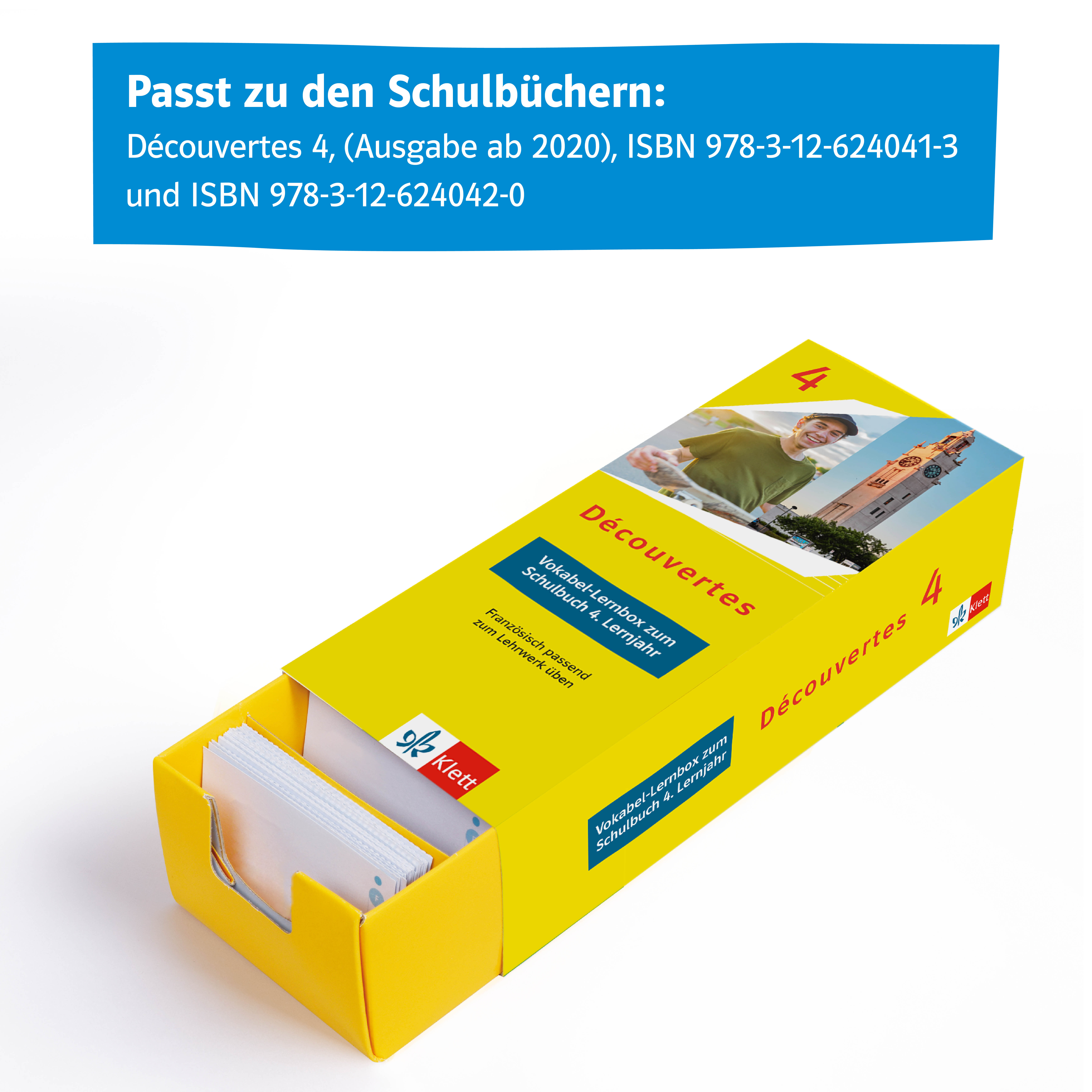 Découvertes 4 (ab 2020) - Vokabel-Lernbox zum Schulbuch 4. Lernjahr