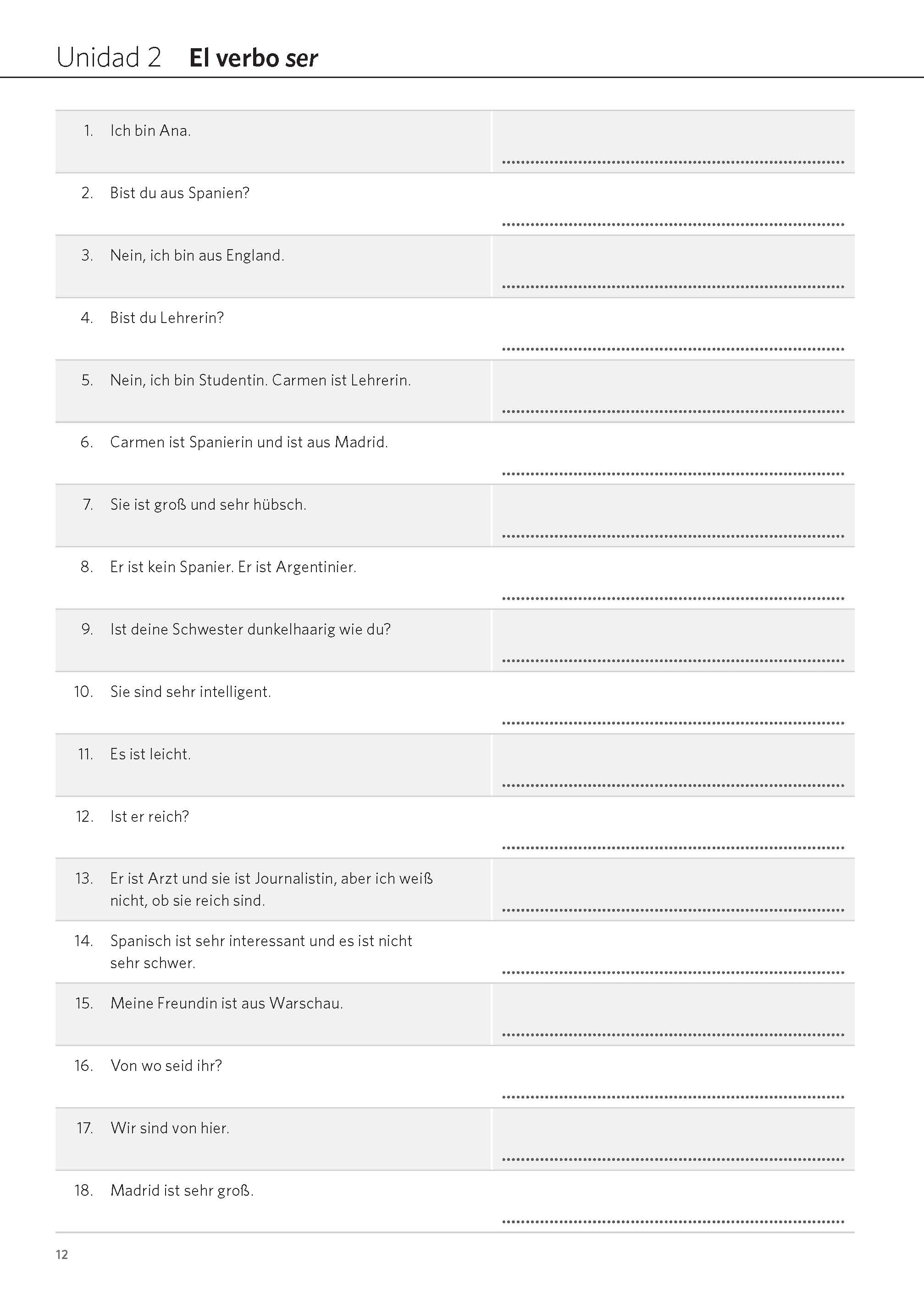 PONS Satz für Satz Spanisch A1