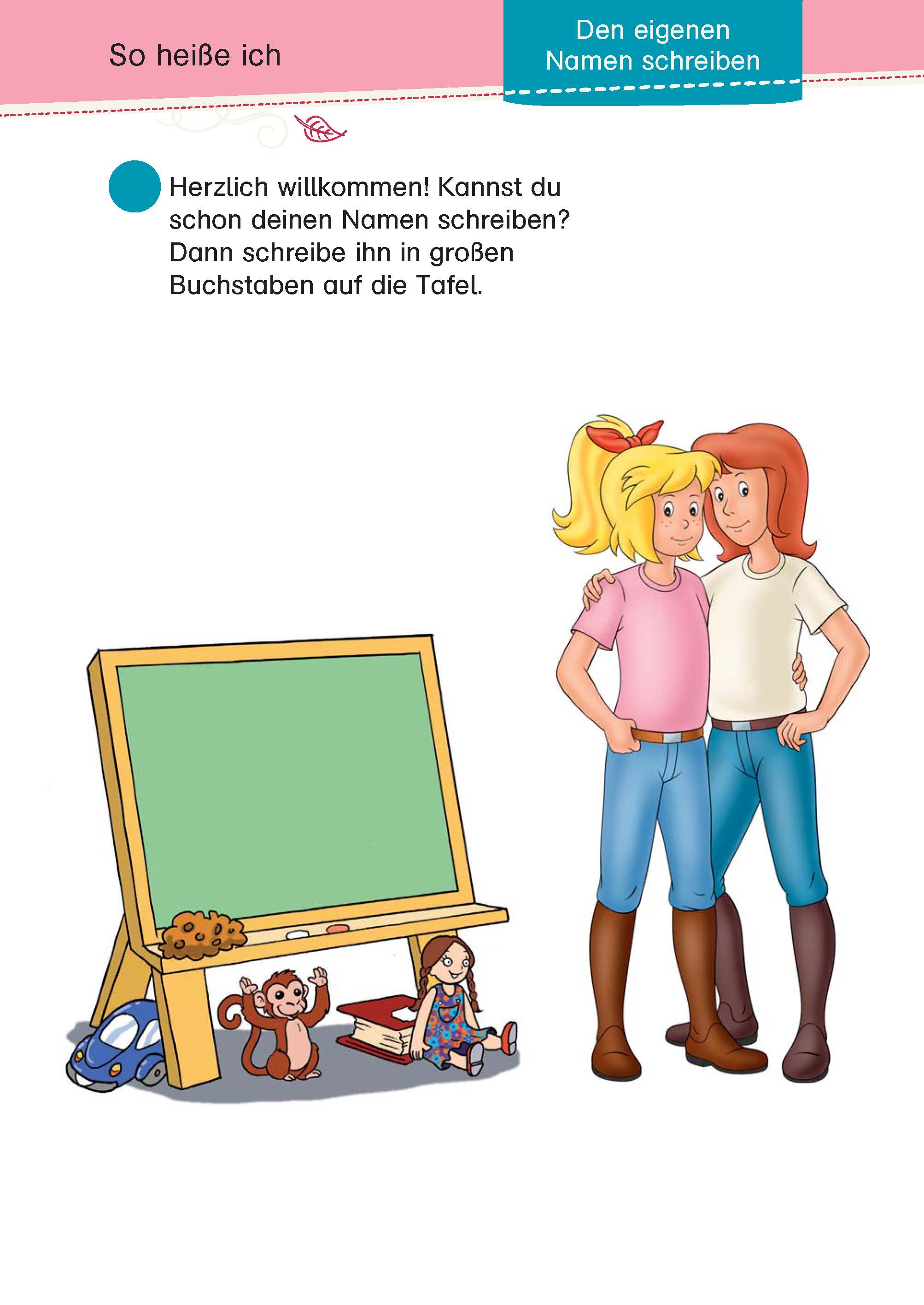 Bibi & Tina: Mein Schulstart-Block Erstes Lesen und Schreiben
