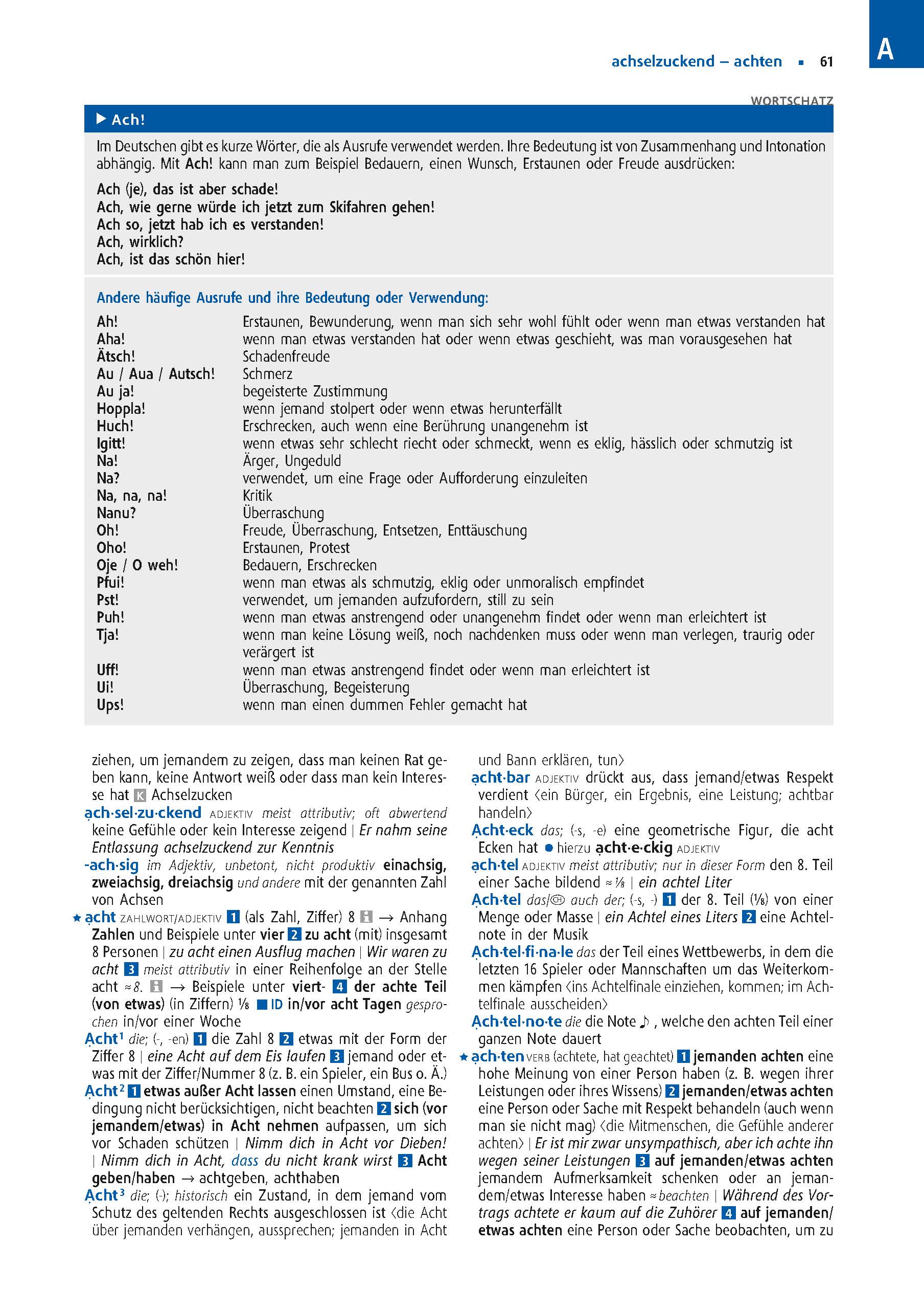 Langenscheidt Großwörterbuch Deutsch als Fremdsprache
