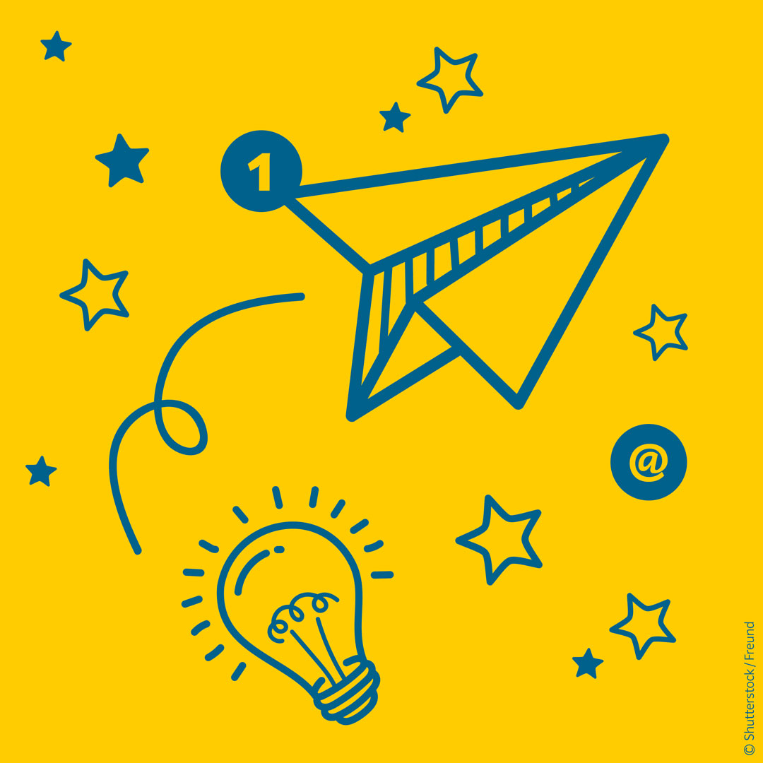 Symbolfoto von zwei Briefumschlägen