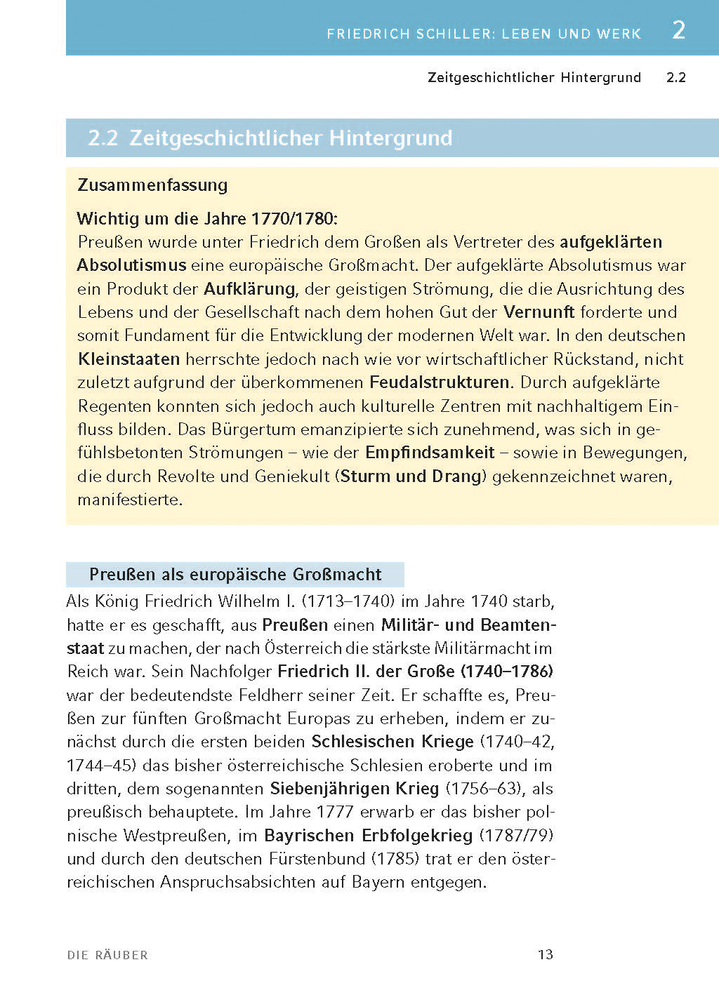 Die Räuber von Friedrich Schiller