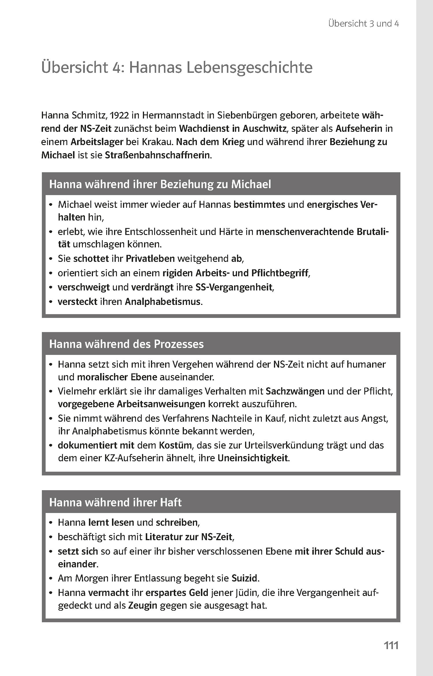 Klett Lektürehilfen Bernhard Schlink, Der Vorleser Klett Lektürehilfen Bernhard Schlink, Der Vorleser
