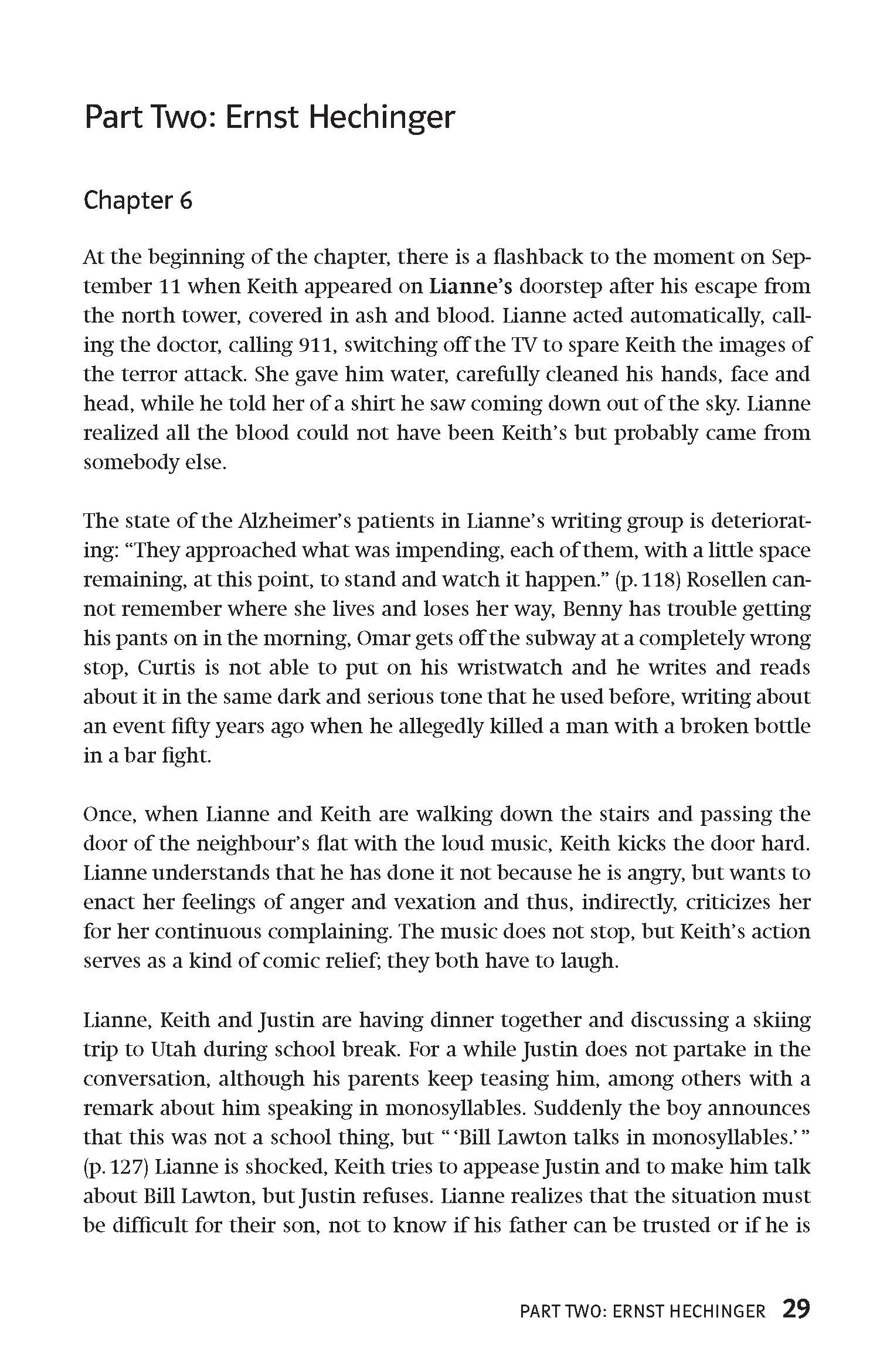 Klett Lektürehilfen Don DeLillo, Falling Man