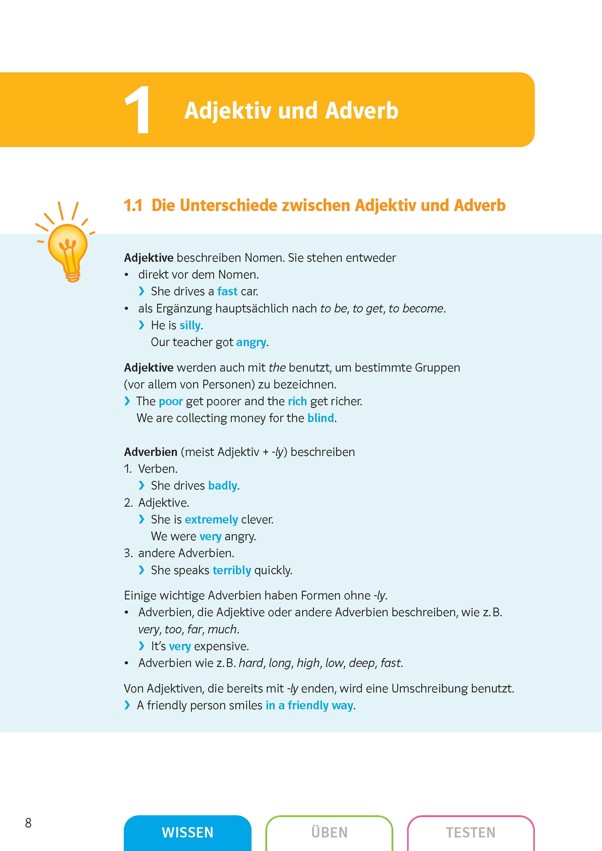 Klett Sicher in Englisch Grammatik 9./10. Klasse Klett Sicher in Englisch Grammatik 9./10. Klasse
