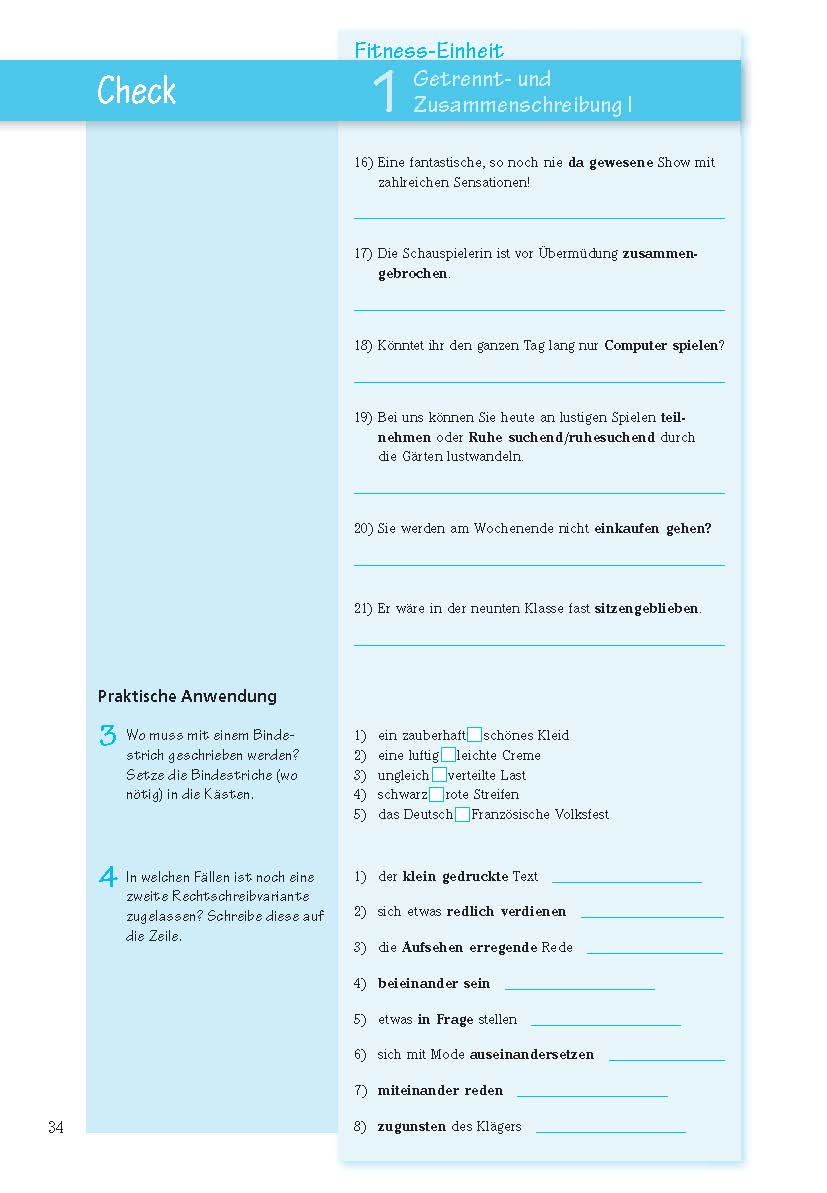 Rechtschreibung, Grammatik und Zeichensetzung. Deutsch Klasse 7-10