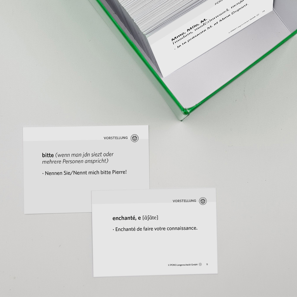 PONS Power-Vokabelbox Französisch in 4 Wochen