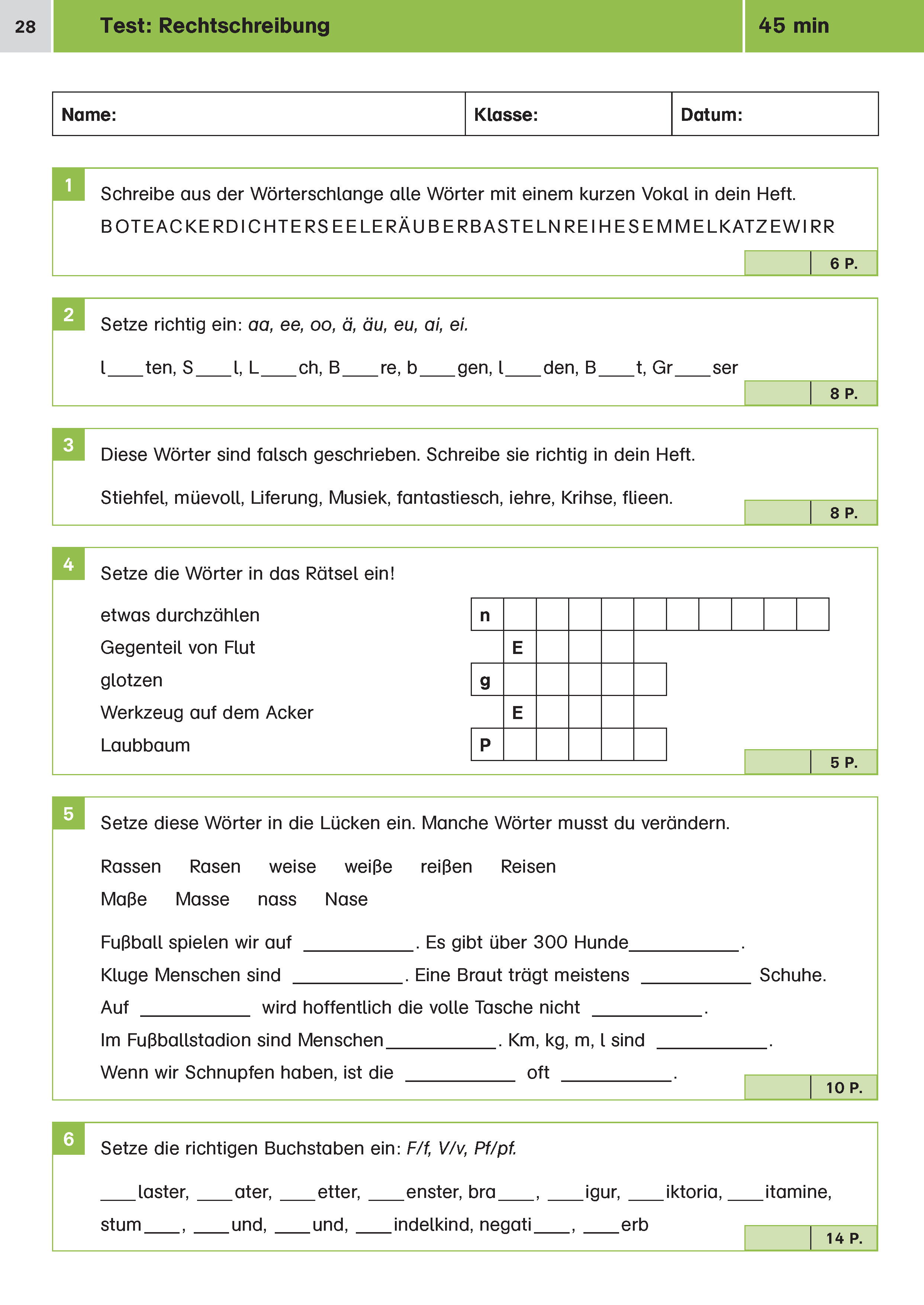 Klett Sicher ins Gymnasium Deutsch 4. Klasse