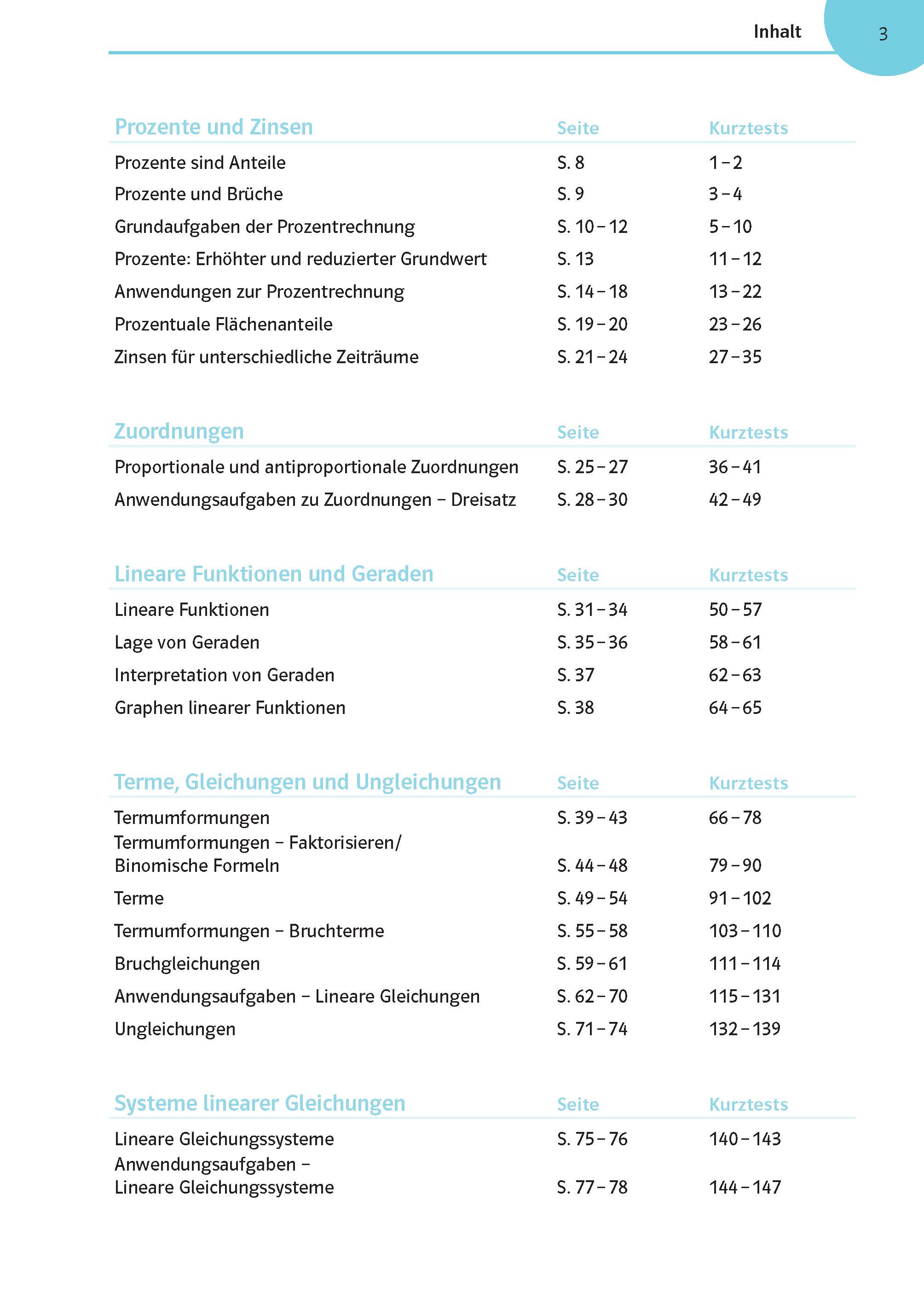 Klett Mathe üben bis es sitzt 7./8. Klasse