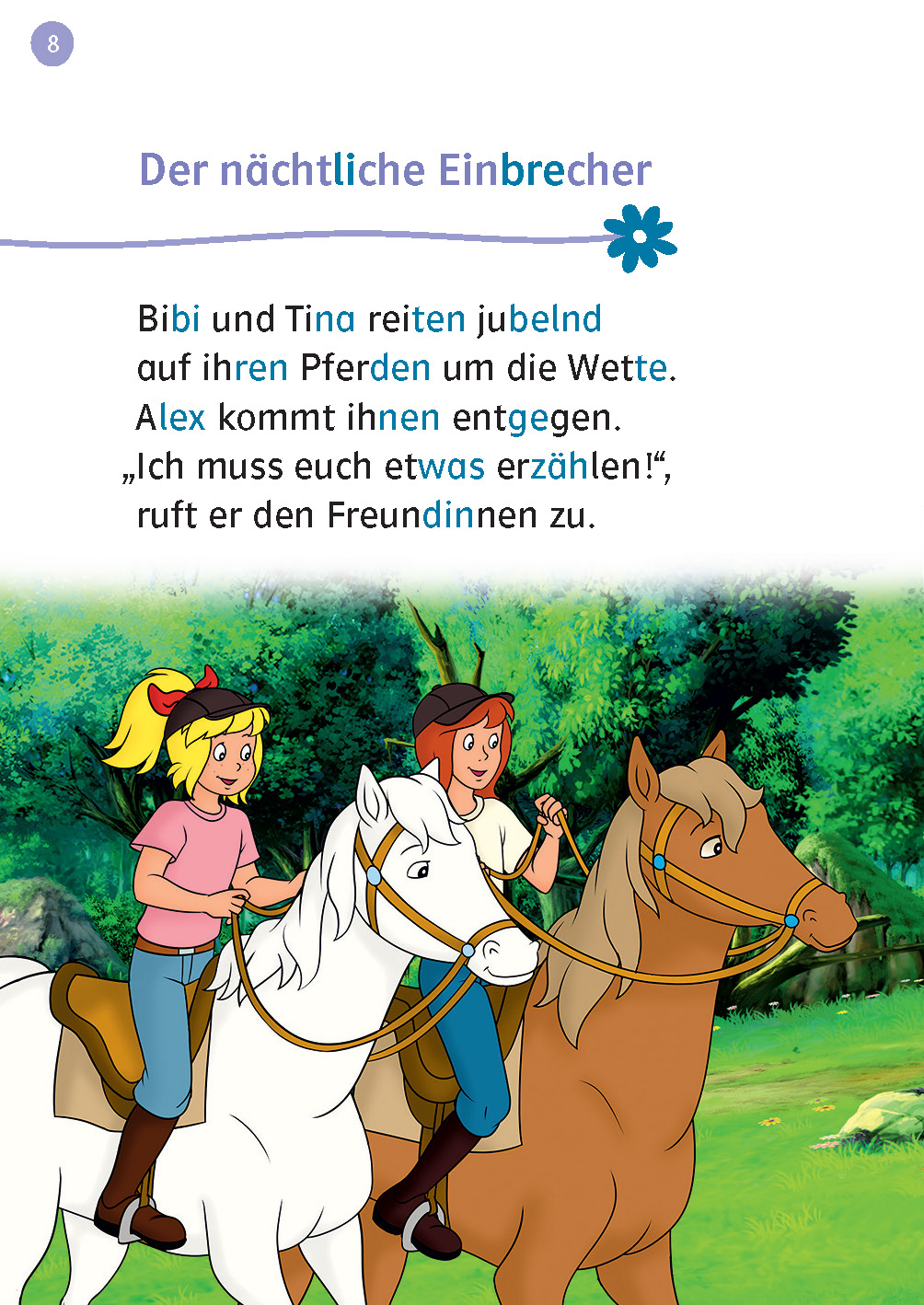 Lesefuchs Bibi & Tina: Wunderbare Welt der Pferde 4 spannende Pferde-Abenteuer in einem Band Lesestufe 1