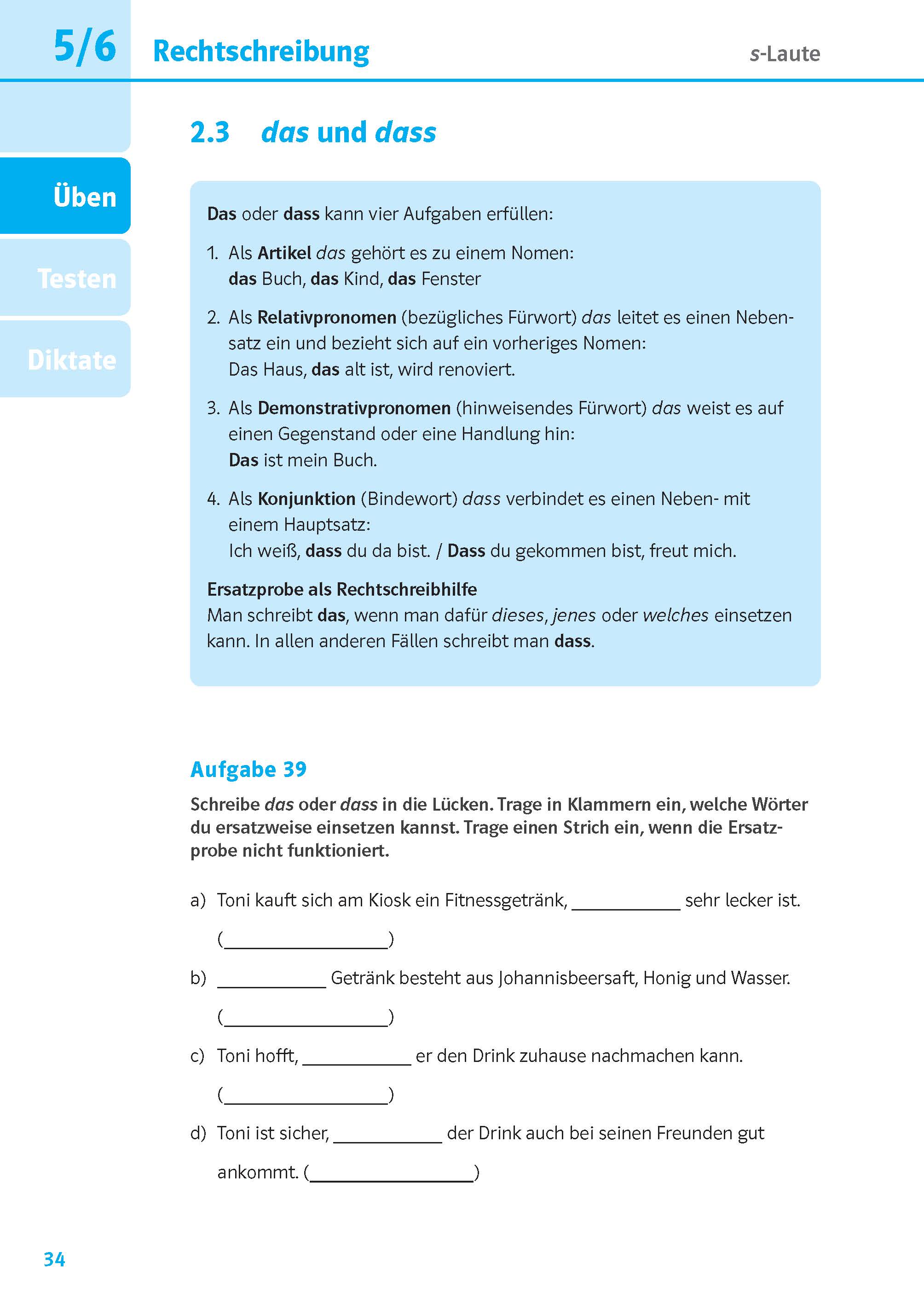 PONS Das große Übungsbuch Rechtschreibung und Zeichensetzung 5.-10. Klasse