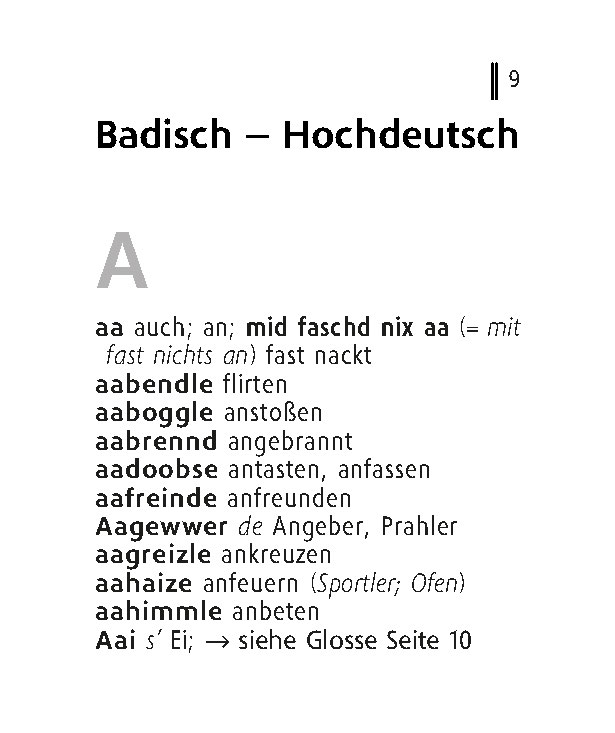 Langenscheidt Lilliput Badisch