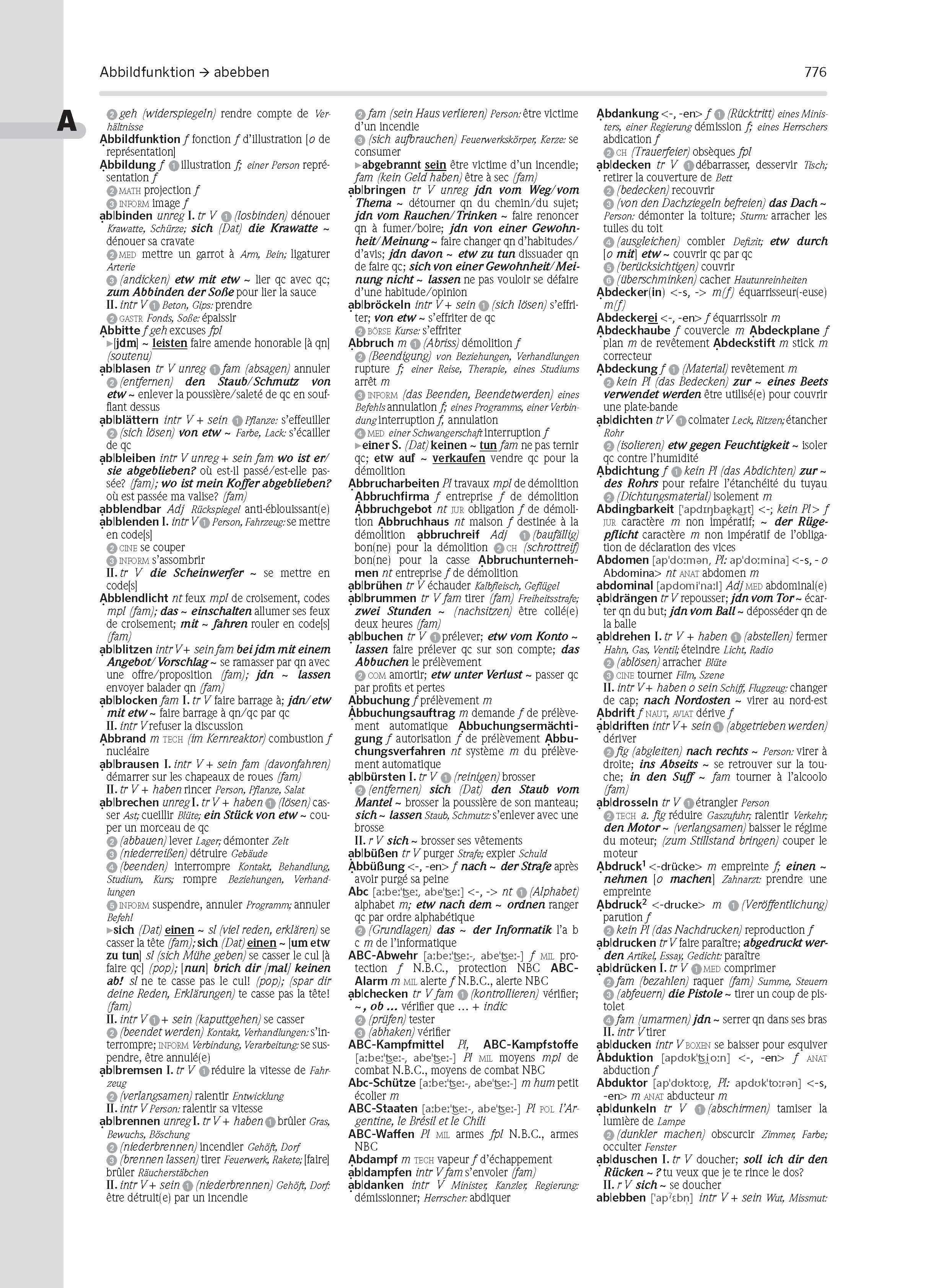 PONS Großwörterbuch Französisch