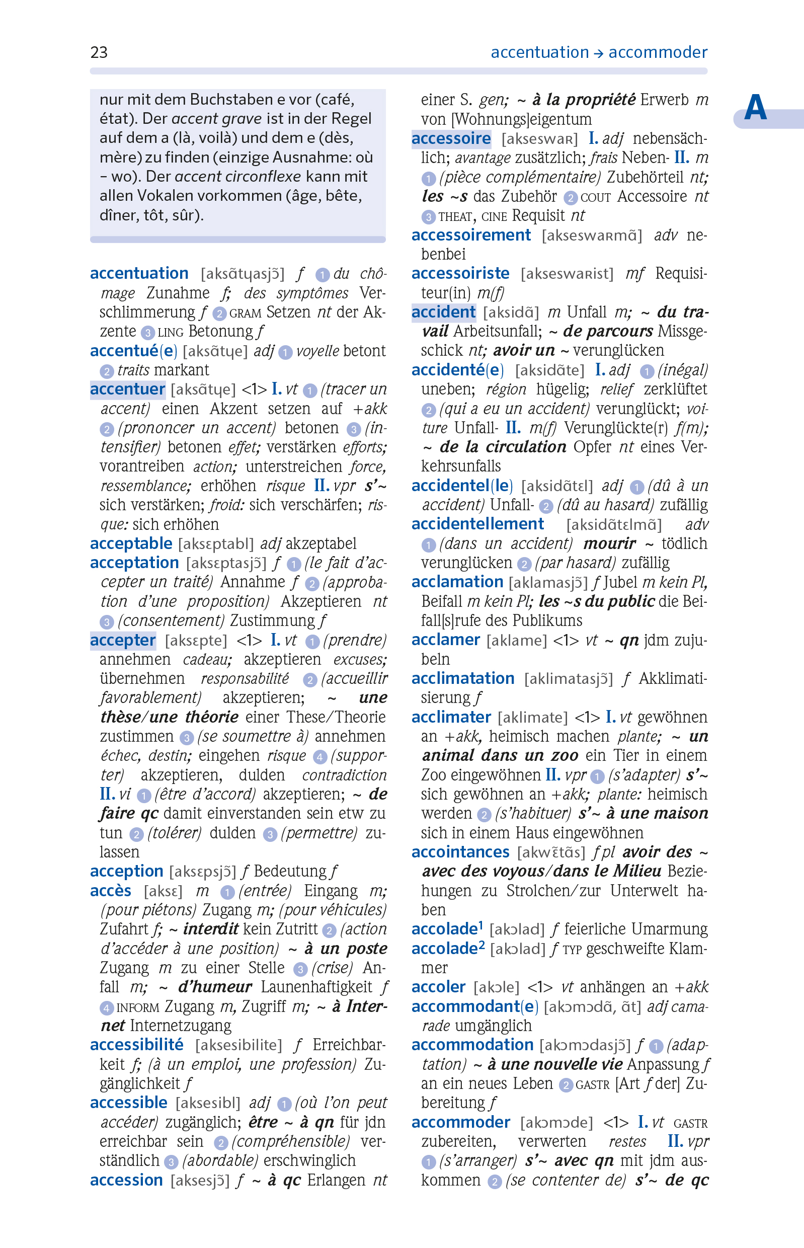 PONS Schülerwörterbuch Französisch