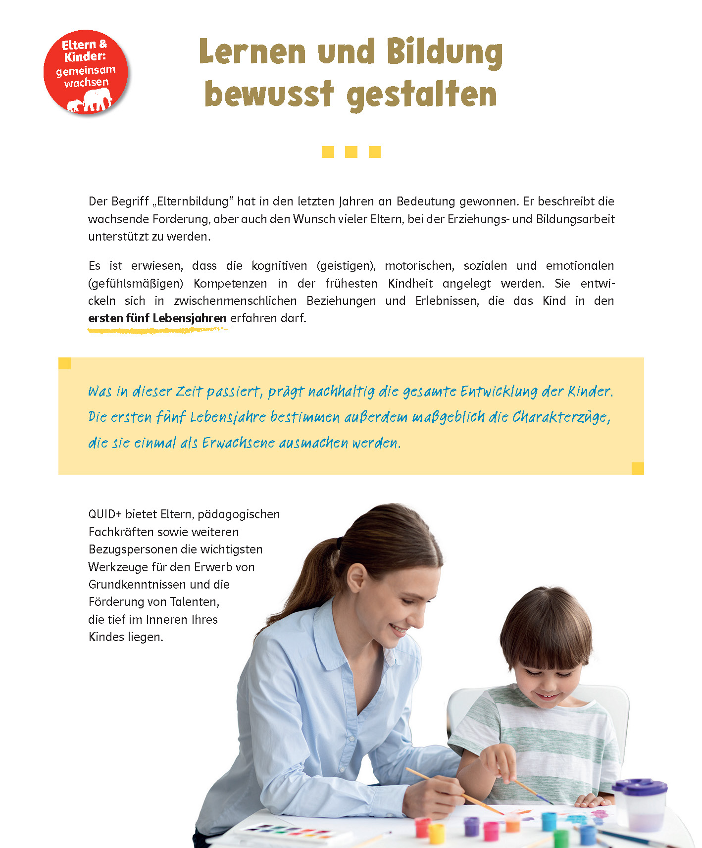 QUID+ Kreativität entdecken und entwickeln