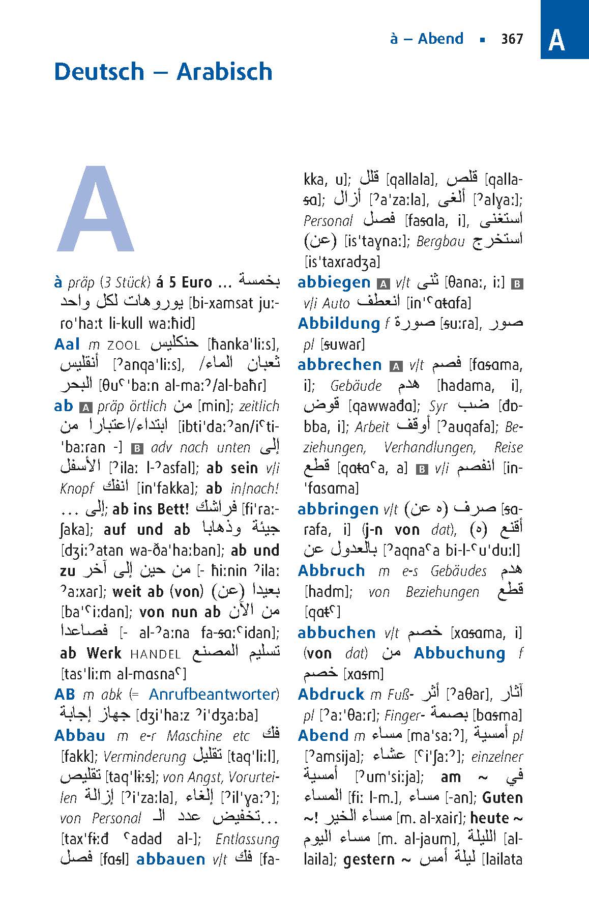 Langenscheidt Praktisches Wörterbuch Arabisch