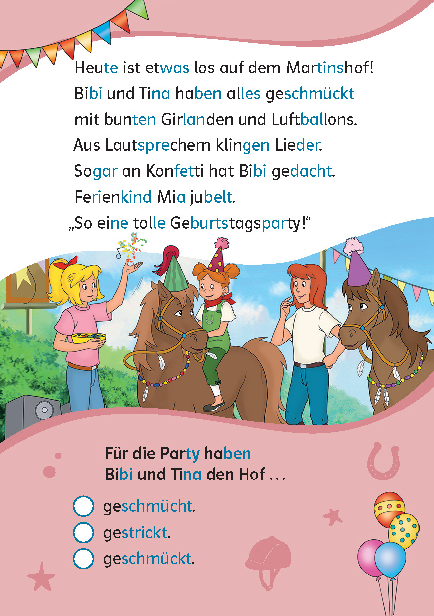 Lesefuchs Bibi & Tina: Leserätsel Lesestufe 2, Band 1