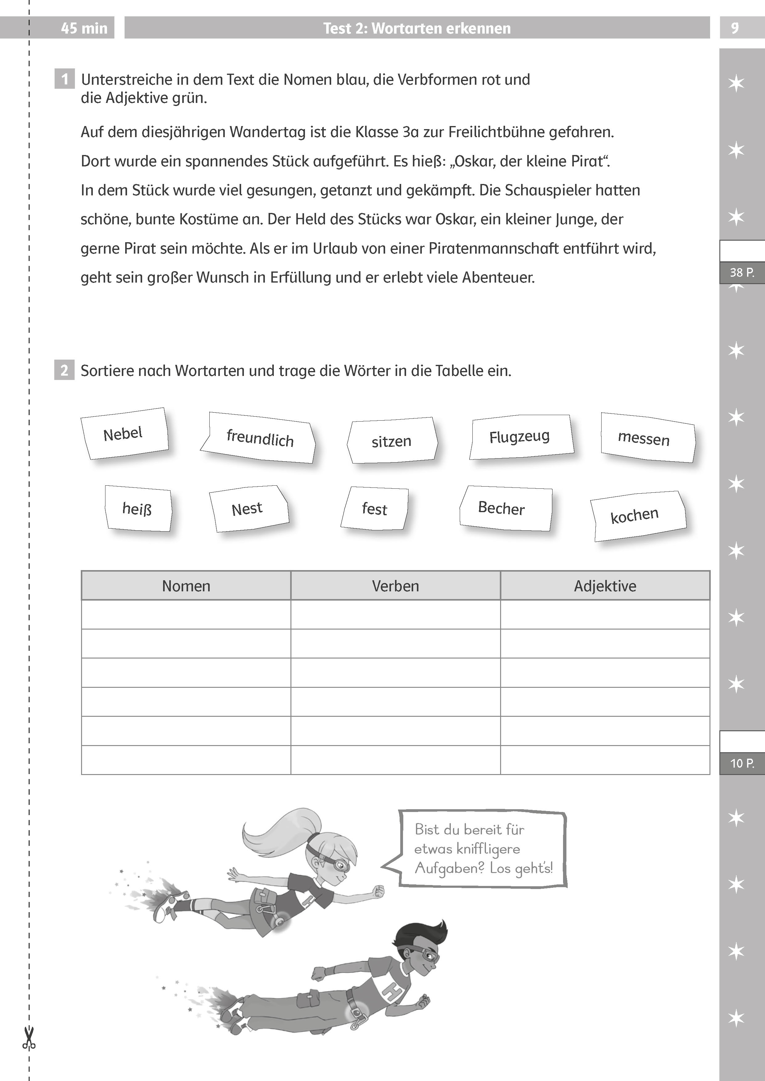 Klett Die Deutsch-Helden: Deutsch-Tests 3. Klasse