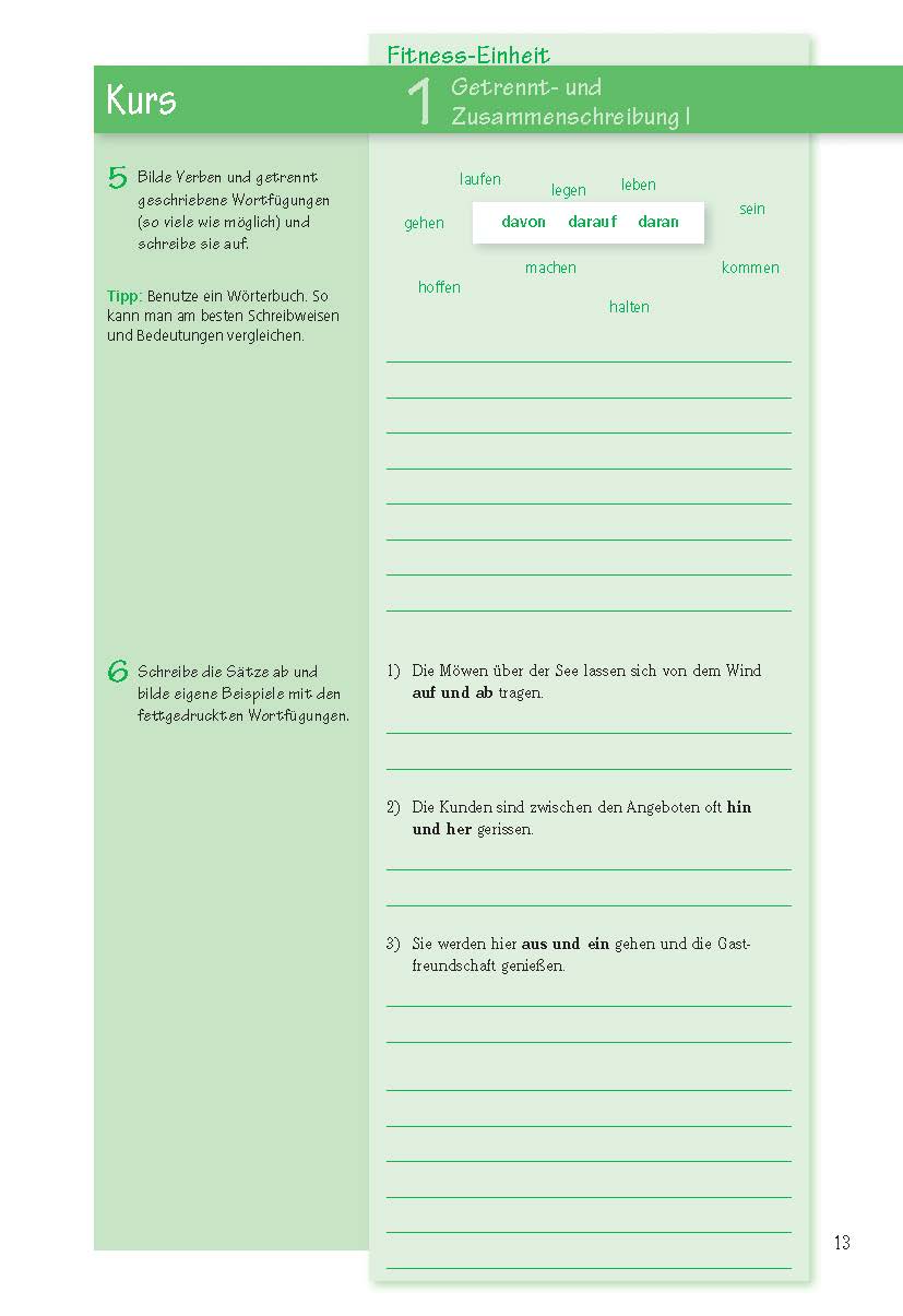 Rechtschreibung, Grammatik und Zeichensetzung. Deutsch Klasse 7-10