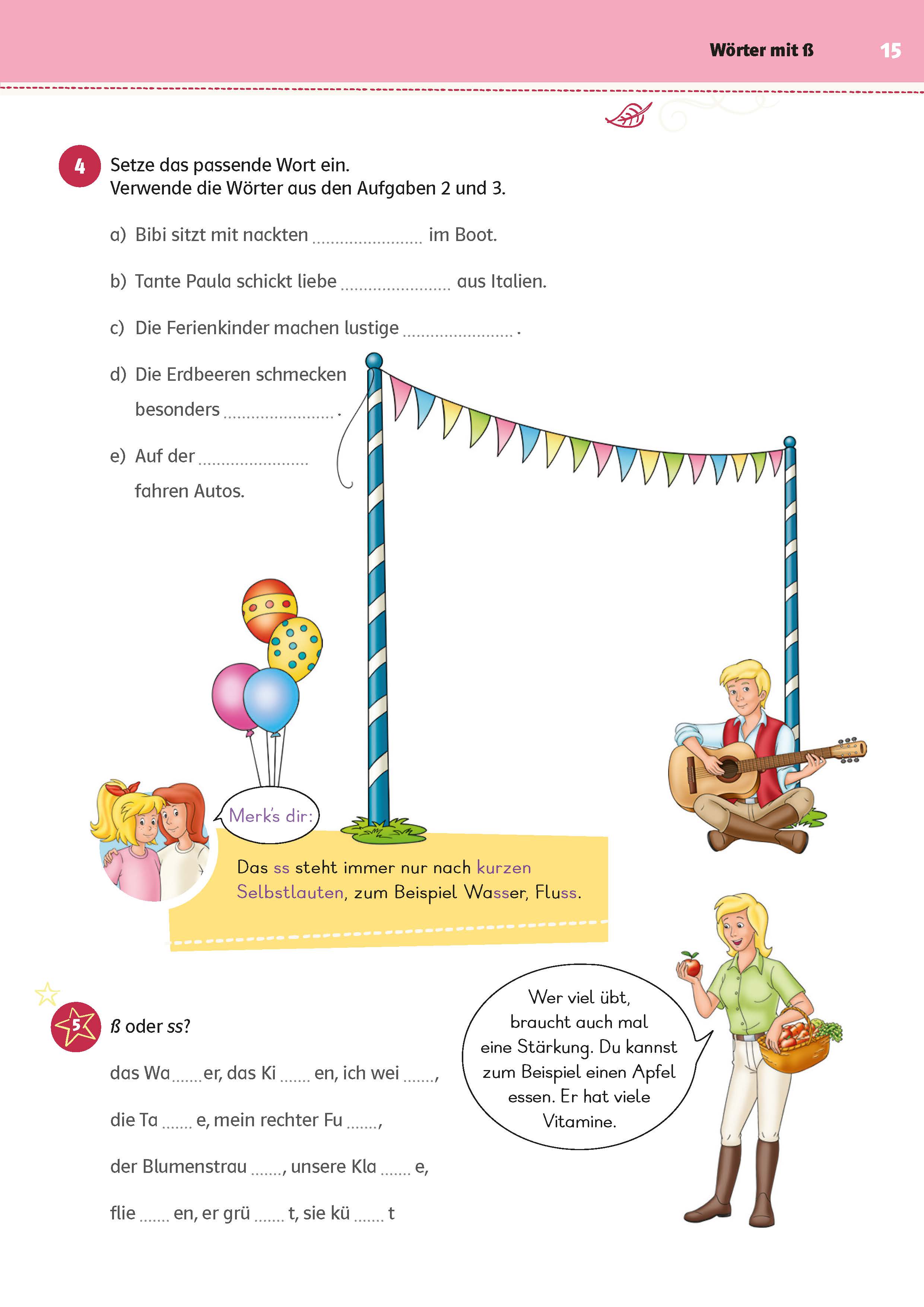 Bibi & Tina: Mein Übungsbuch für die 2. Klasse