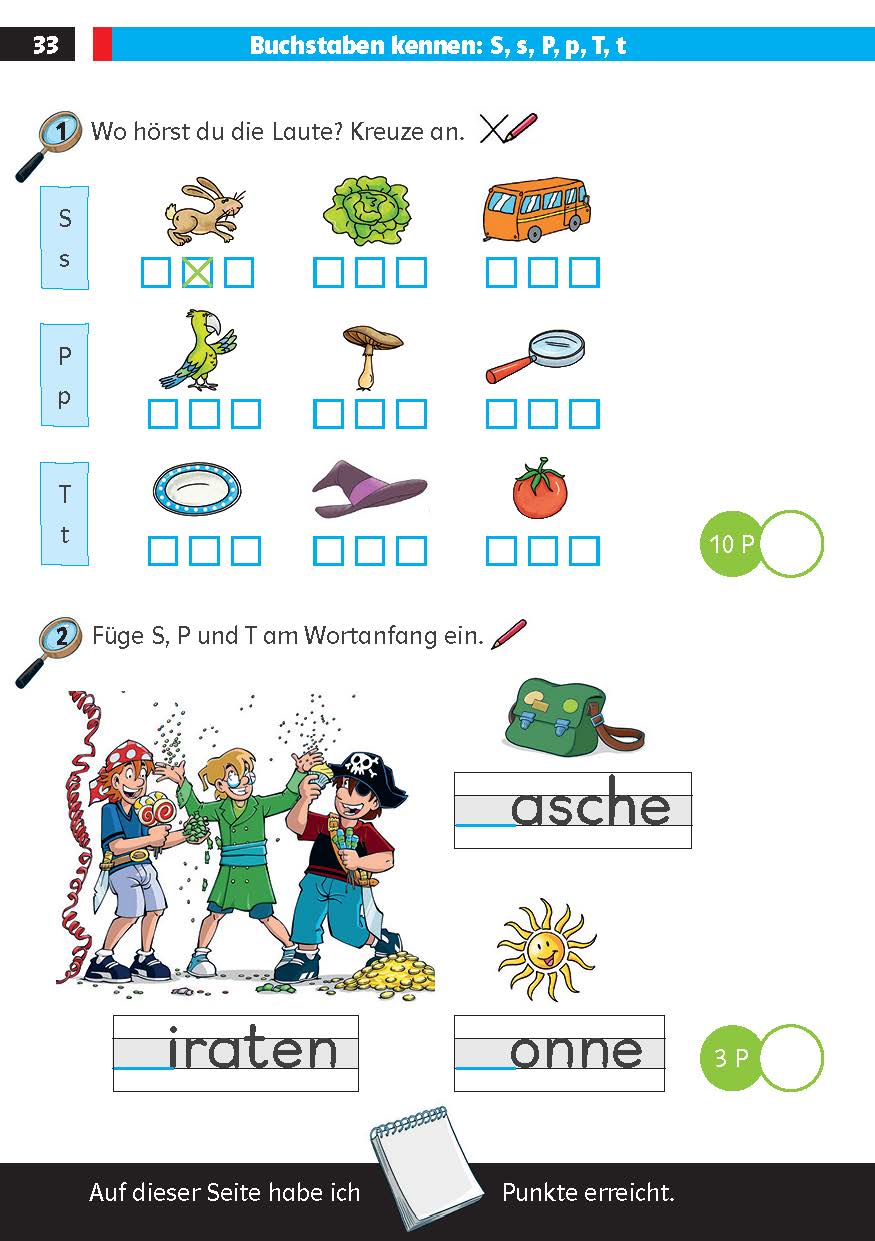 Die drei ??? Kids: Mein Deutschblock 1. Klasse