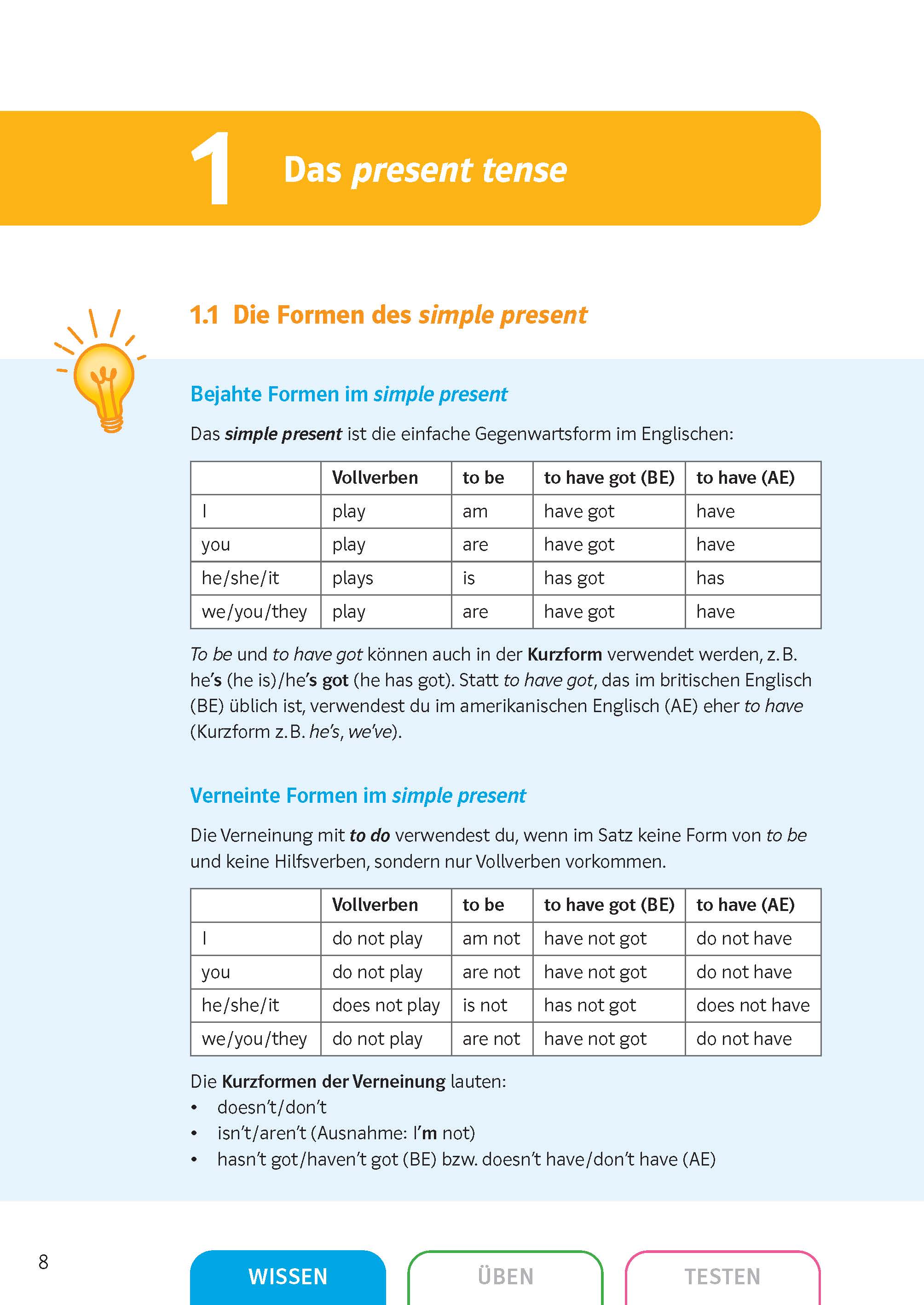 Klett Sicher in Englisch Grammatik  7./8. Klasse