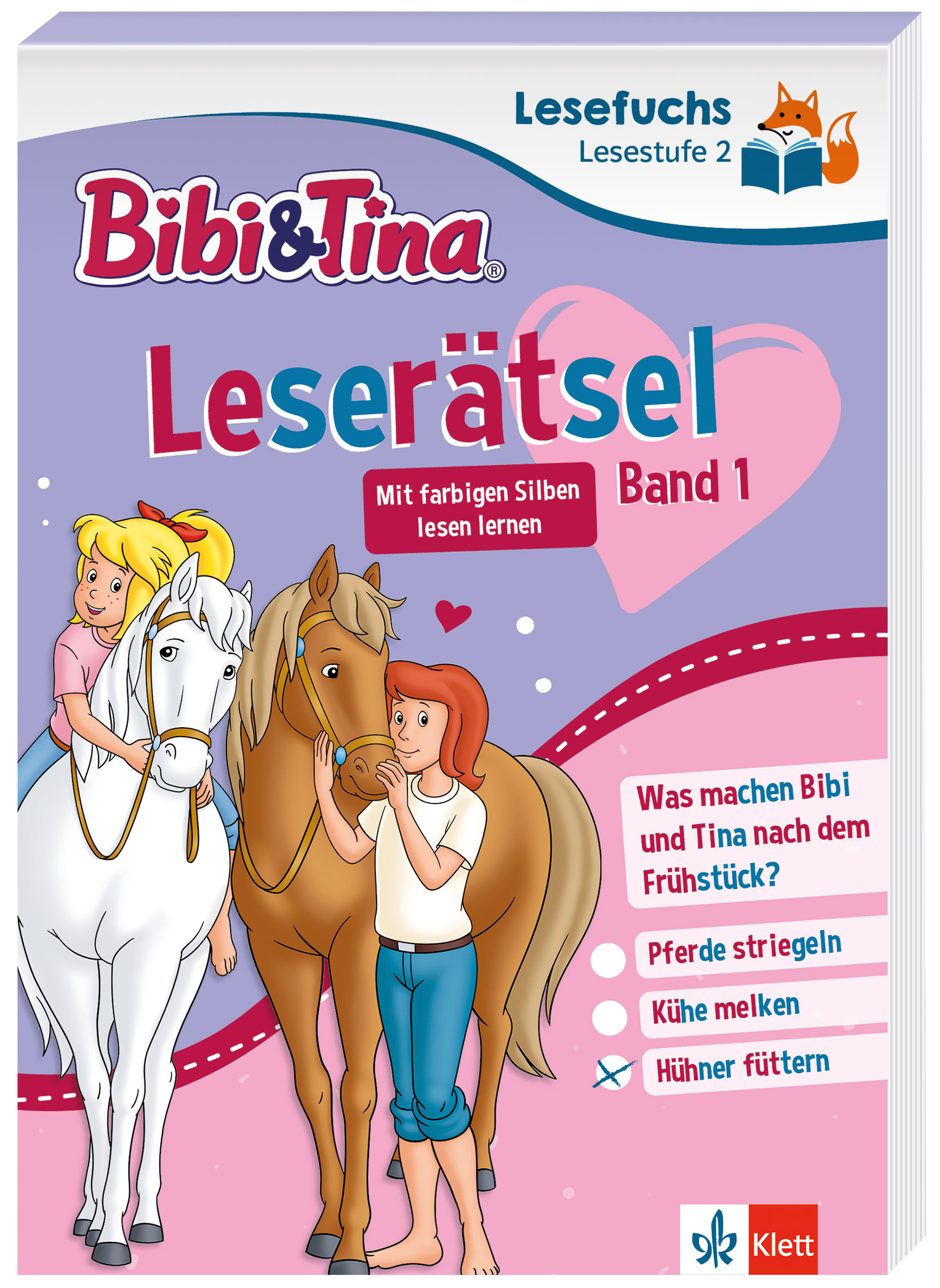 Lesefuchs Bibi & Tina: Leserätsel Lesestufe 2, Band 1