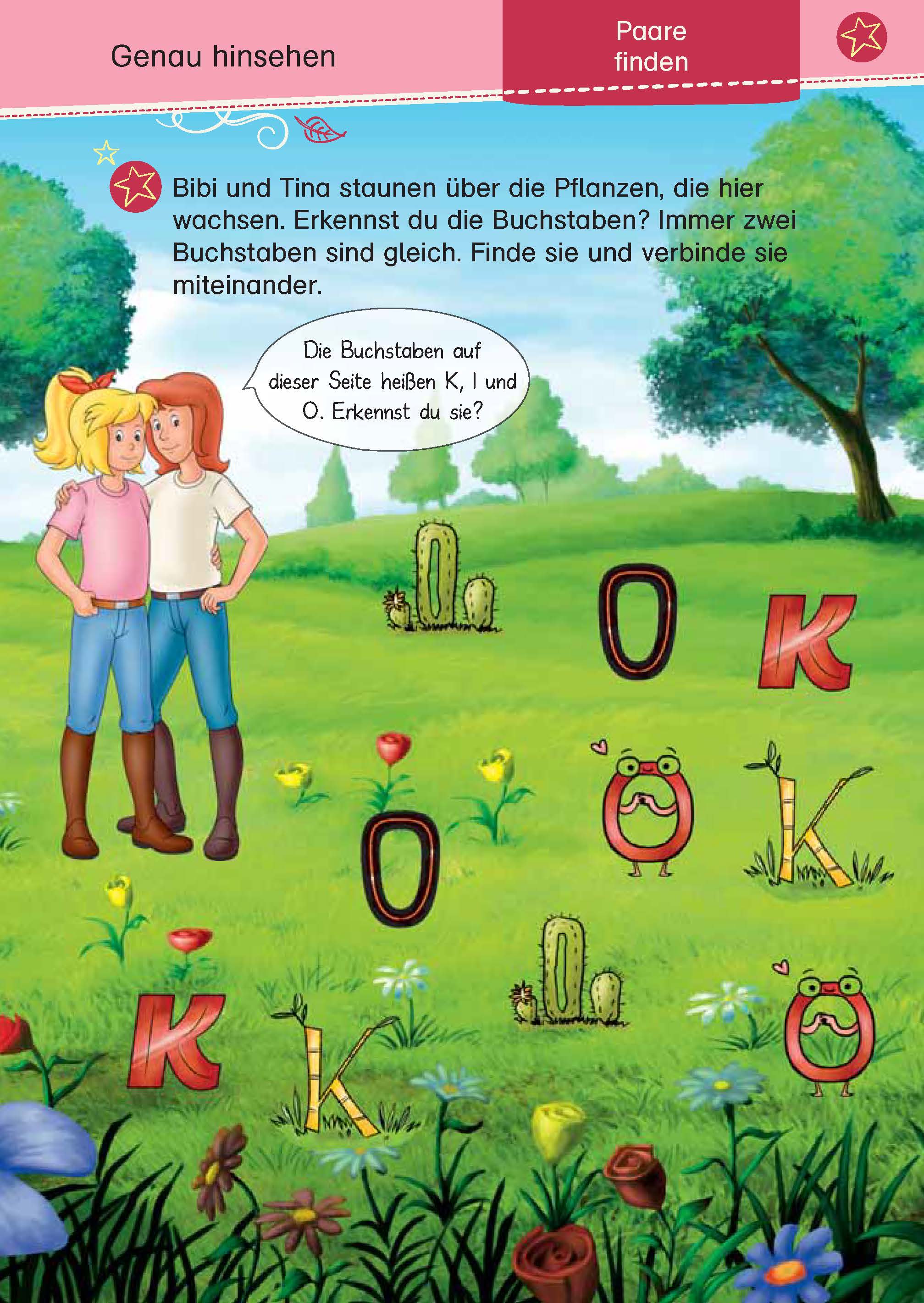 Bibi & Tina: Mein Schulstart-Block Konzentrations- und Denkspiele