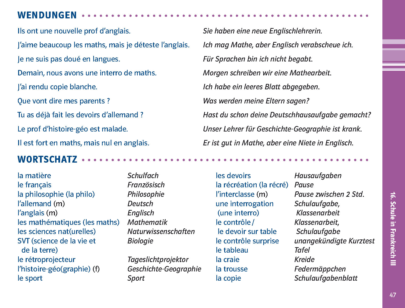 PONS Schüleraustausch Frankreich