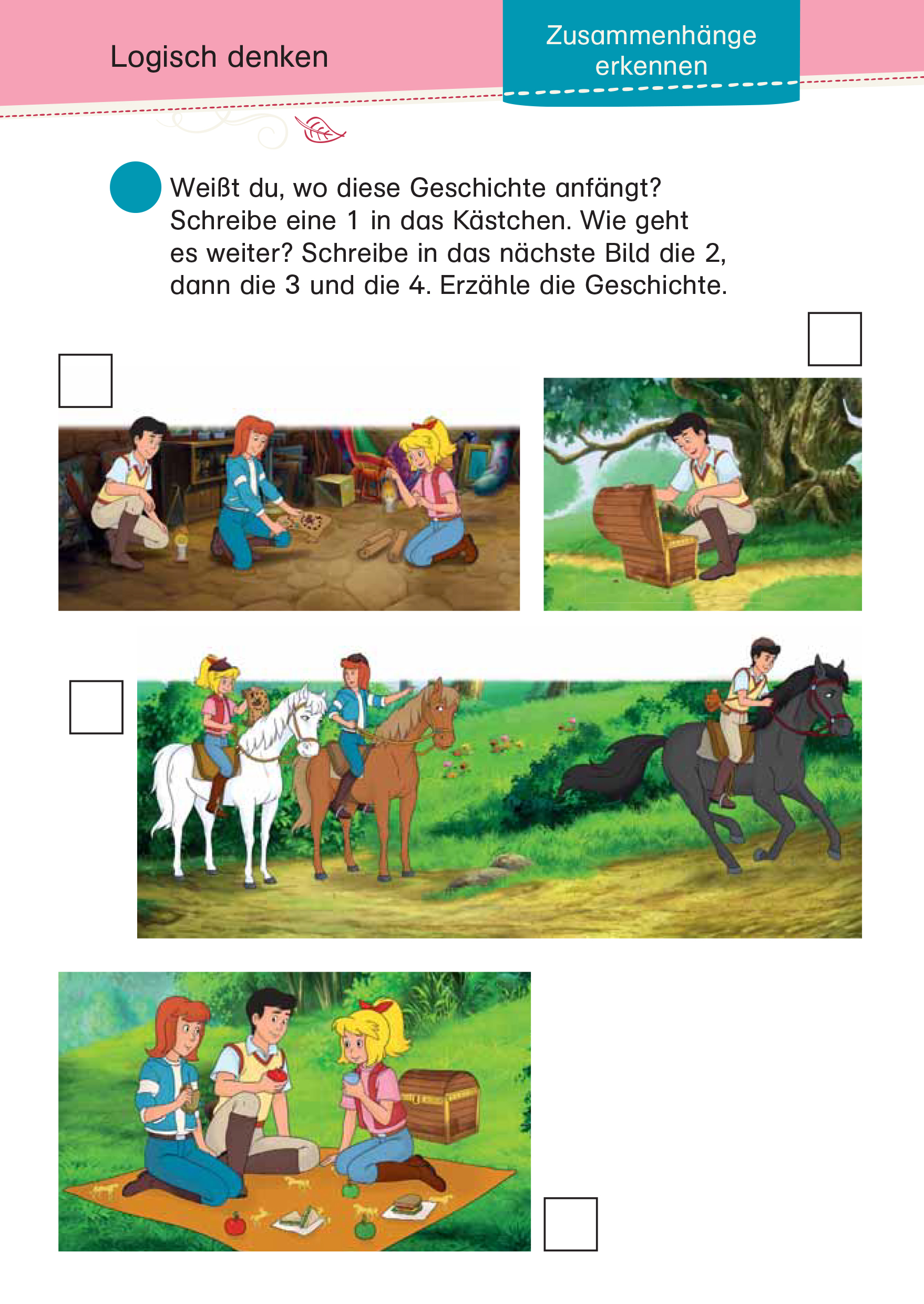 Bibi & Tina: Mein Schulstart-Block Zahlen- und Logikrätsel Bibi & Tina: Mein Schulstart-Block Zahlen- und Logikrätsel