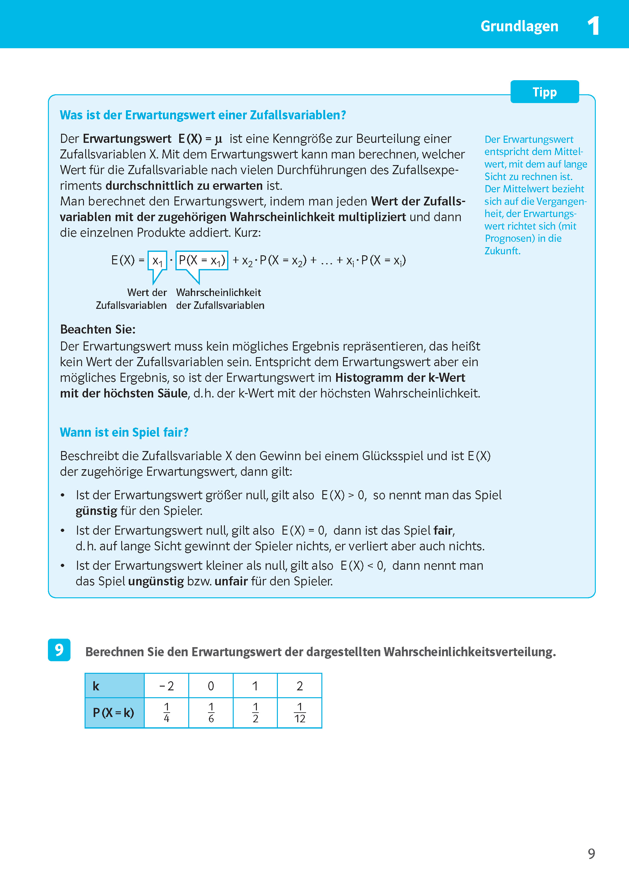 Klett Sicher im Abi 10-Minuten-Training Mathematik Stochastik