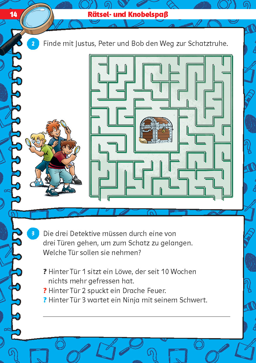 Die drei ??? Kids: Mein Matheblock 2. Klasse