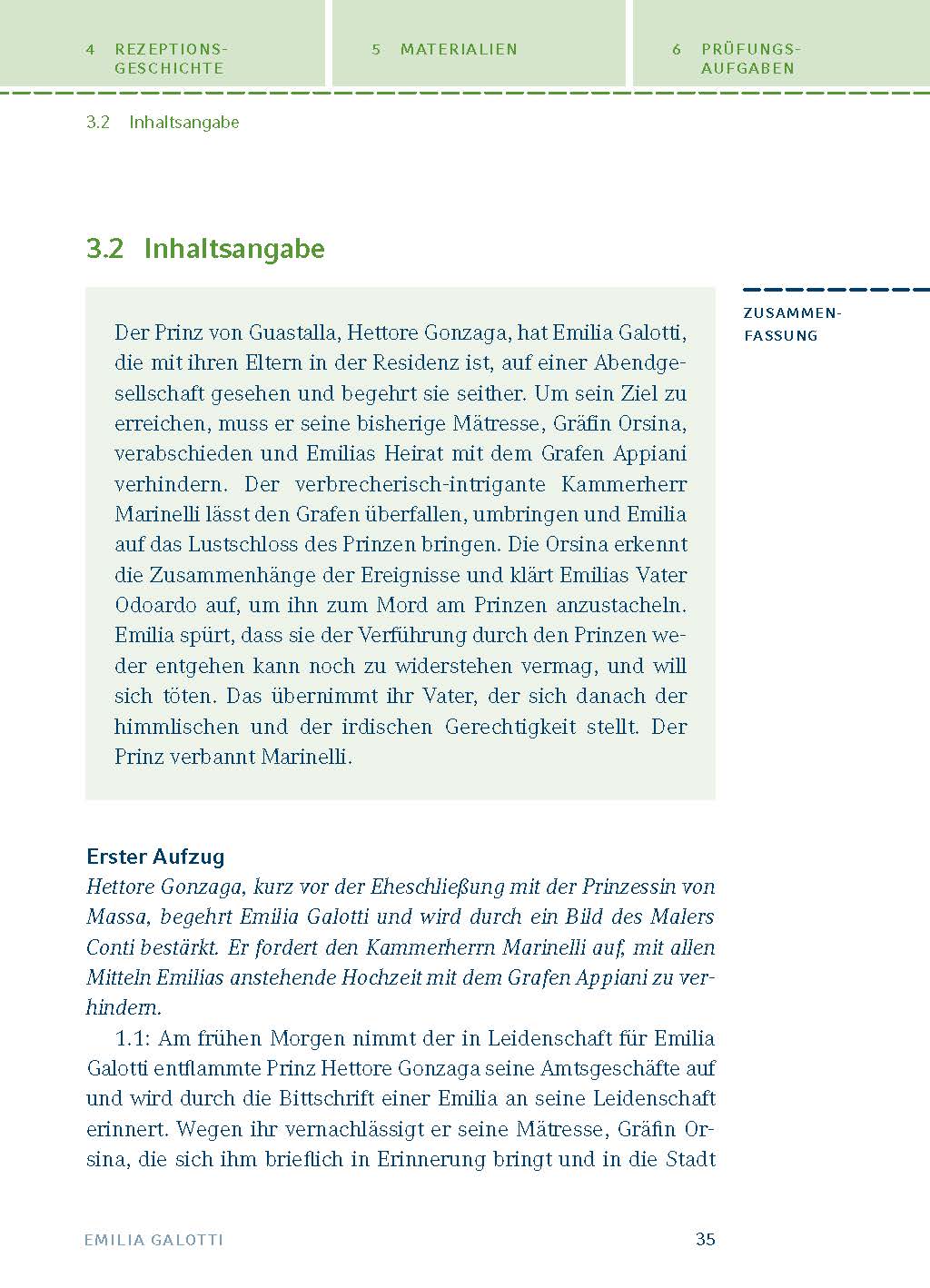 Emilia Galotti von Gotthold Ephraim Lessing