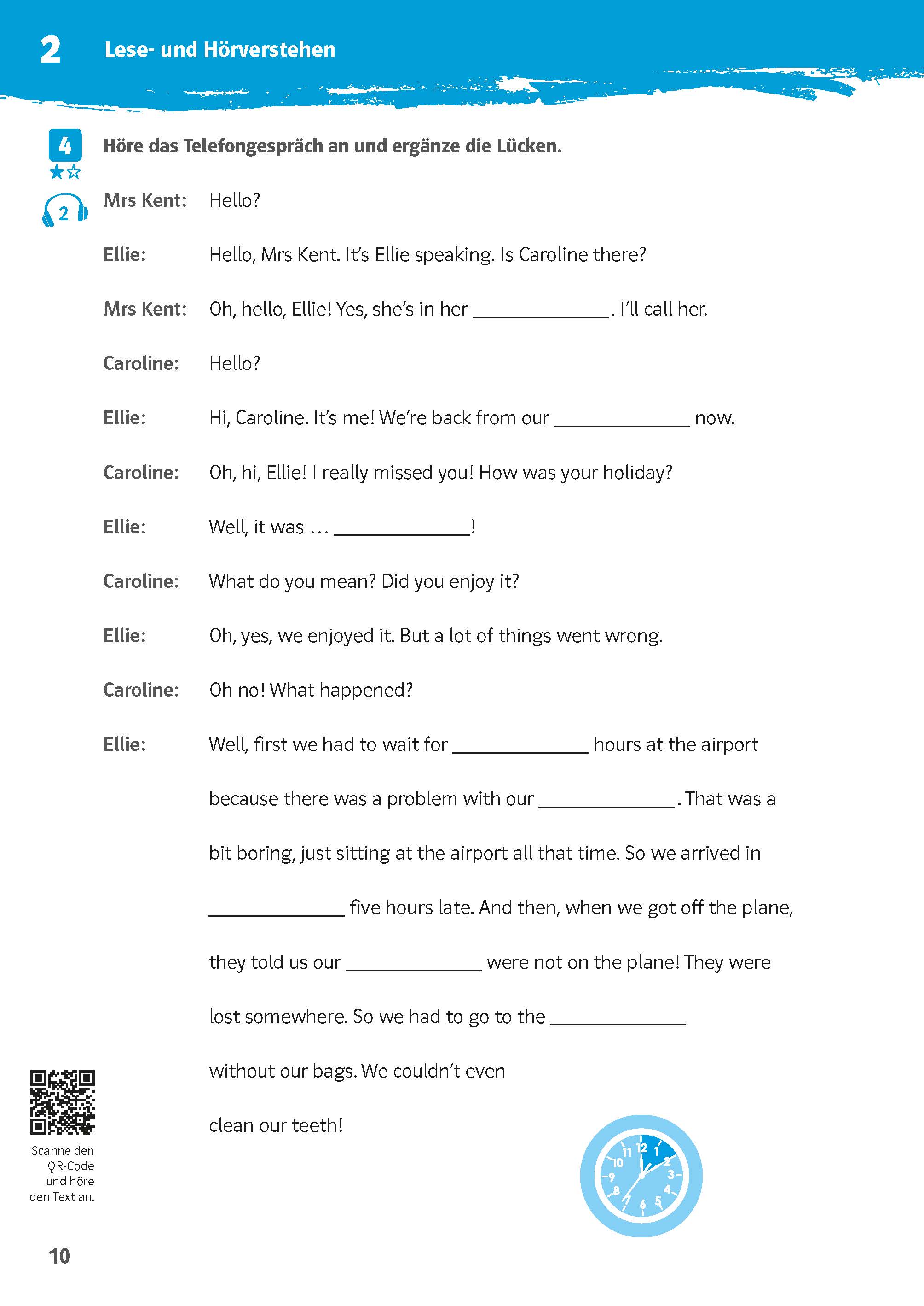 Klett 10-Minuten-Training Englisch Lese- und Hörverstehen 6. Klasse Klett 10-Minuten-Training Englisch Lese- und Hörverstehen 6. Klasse