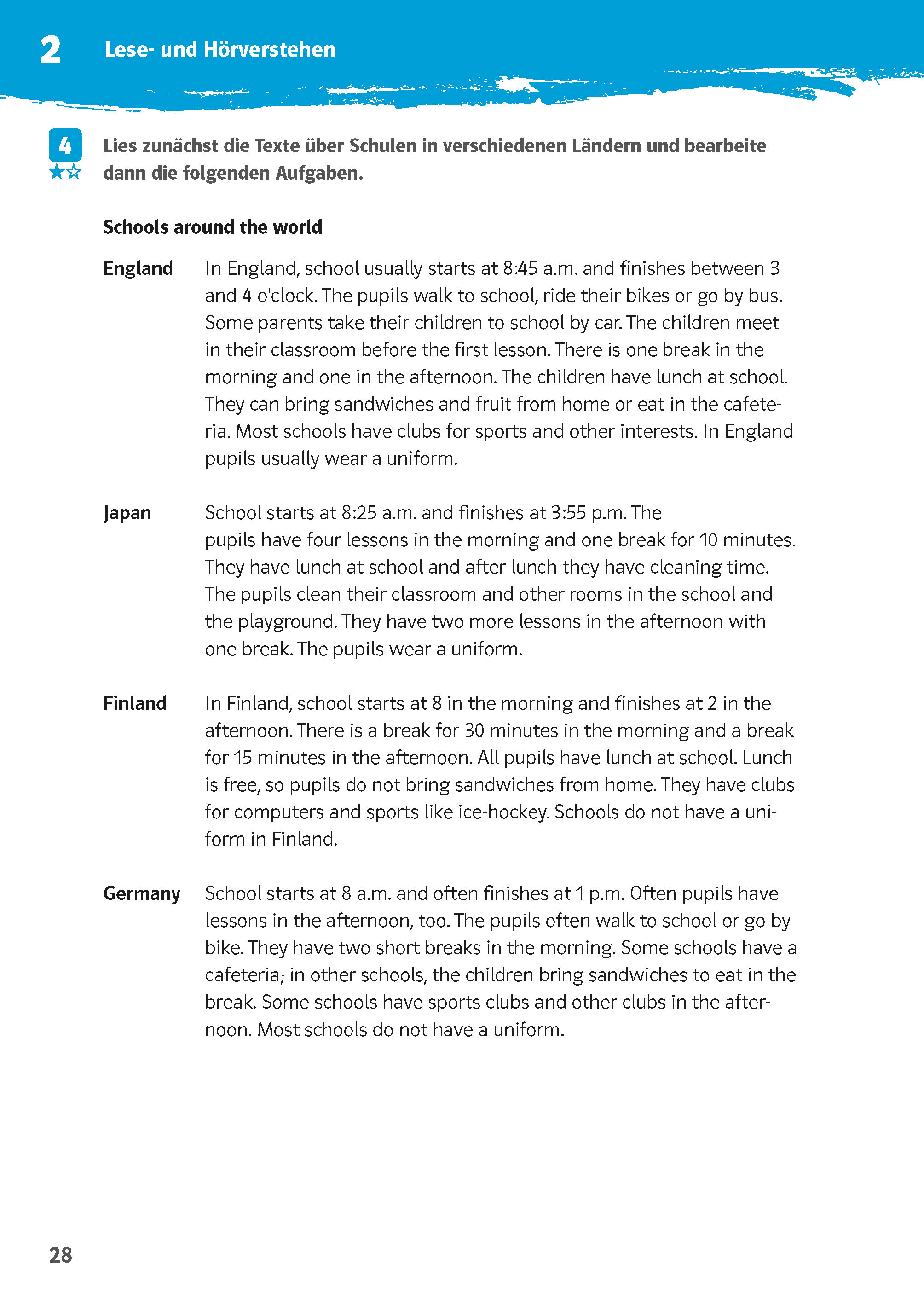 Klett 10-Minuten-Training Englisch Lese- und Hörverstehen 5. Klasse Klett 10-Minuten-Training Englisch Lese- und Hörverstehen 5. Klasse