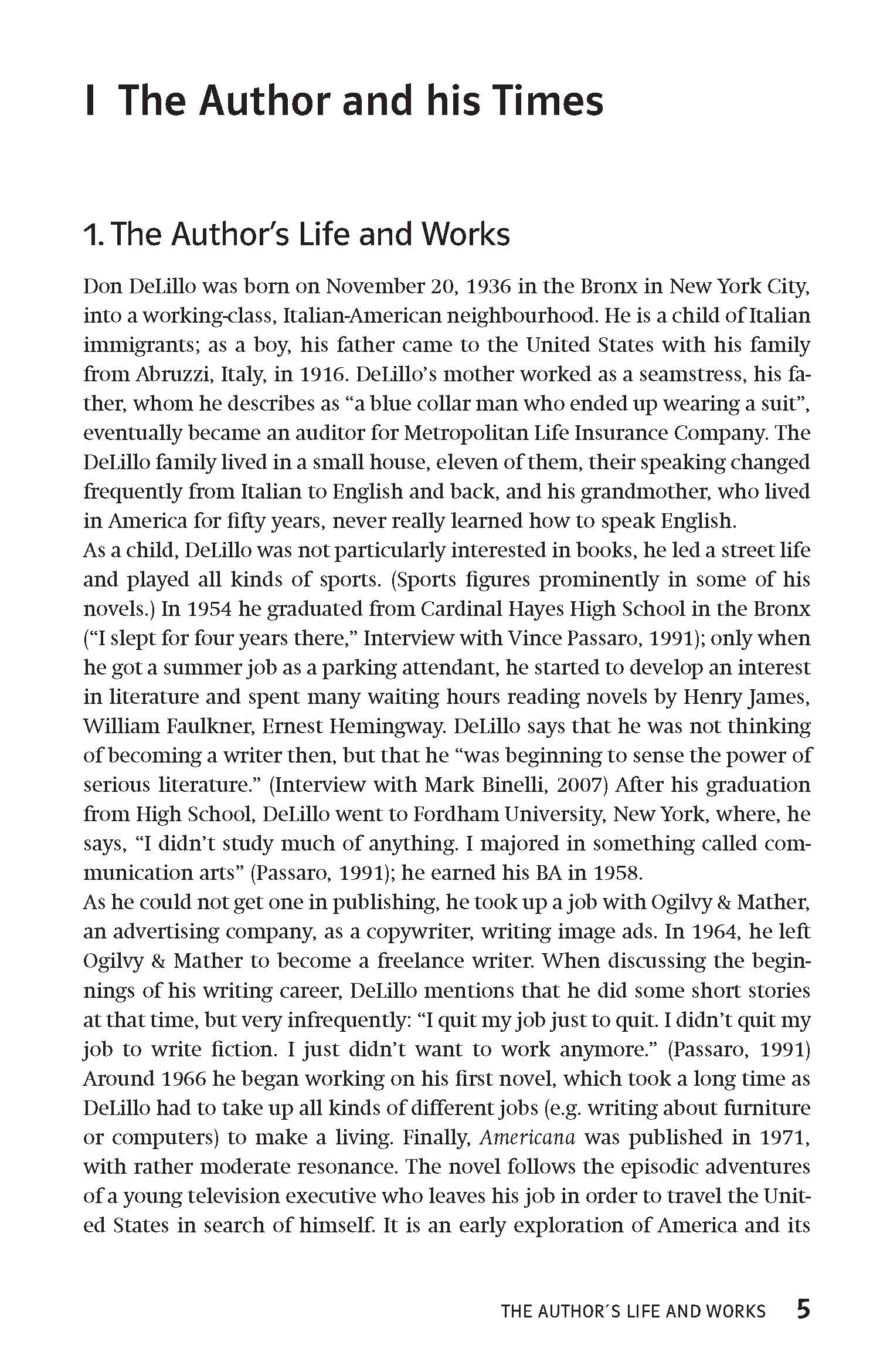 Klett Lektürehilfen Don DeLillo, Falling Man