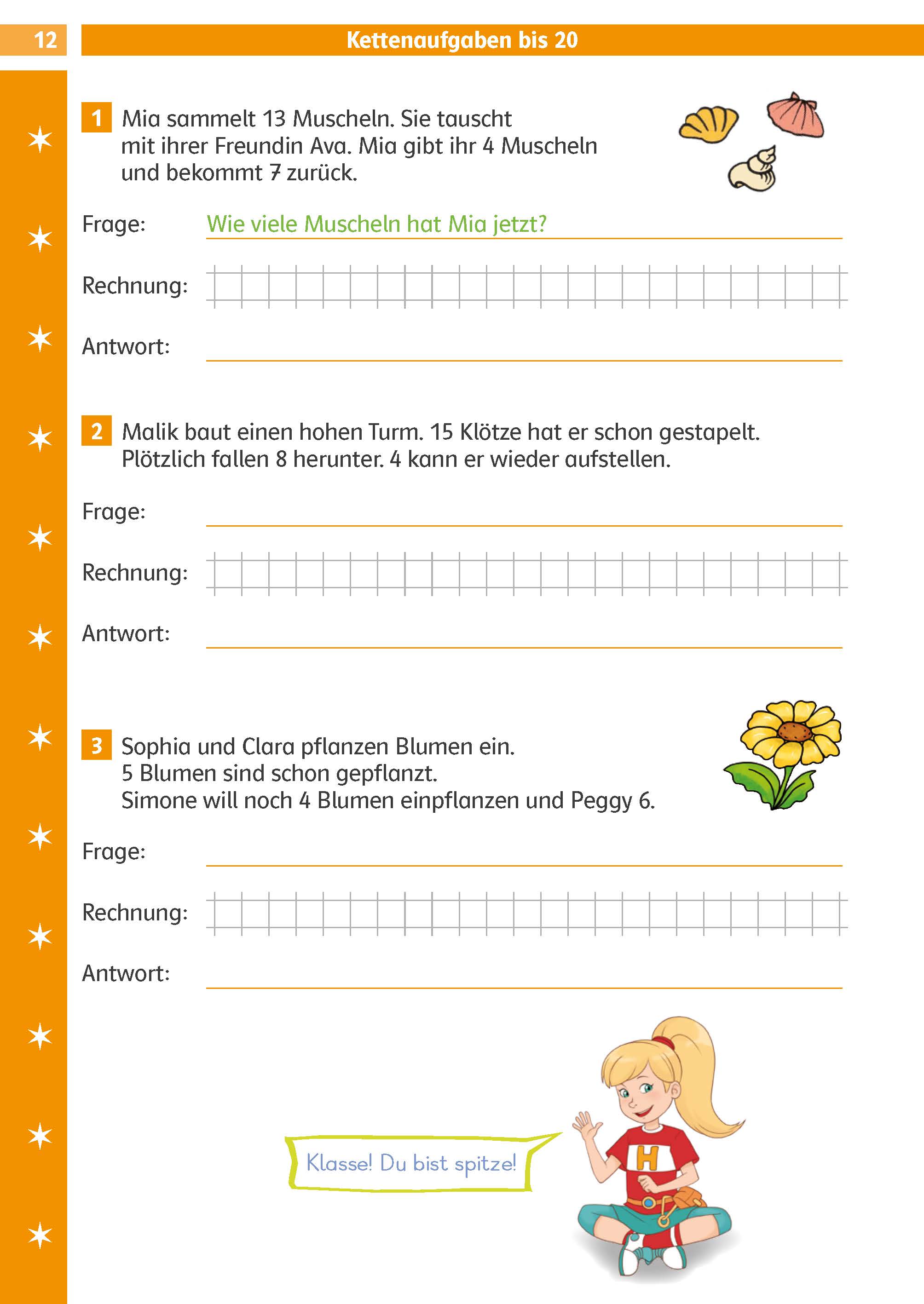 Klett Die Mathe-Helden: Rechengeschichten und Textaufgaben 2. Klasse