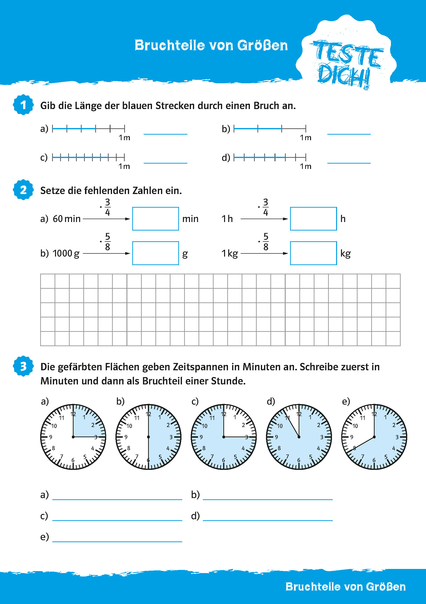 PONS Blitztraining Mathematik 6. Klasse