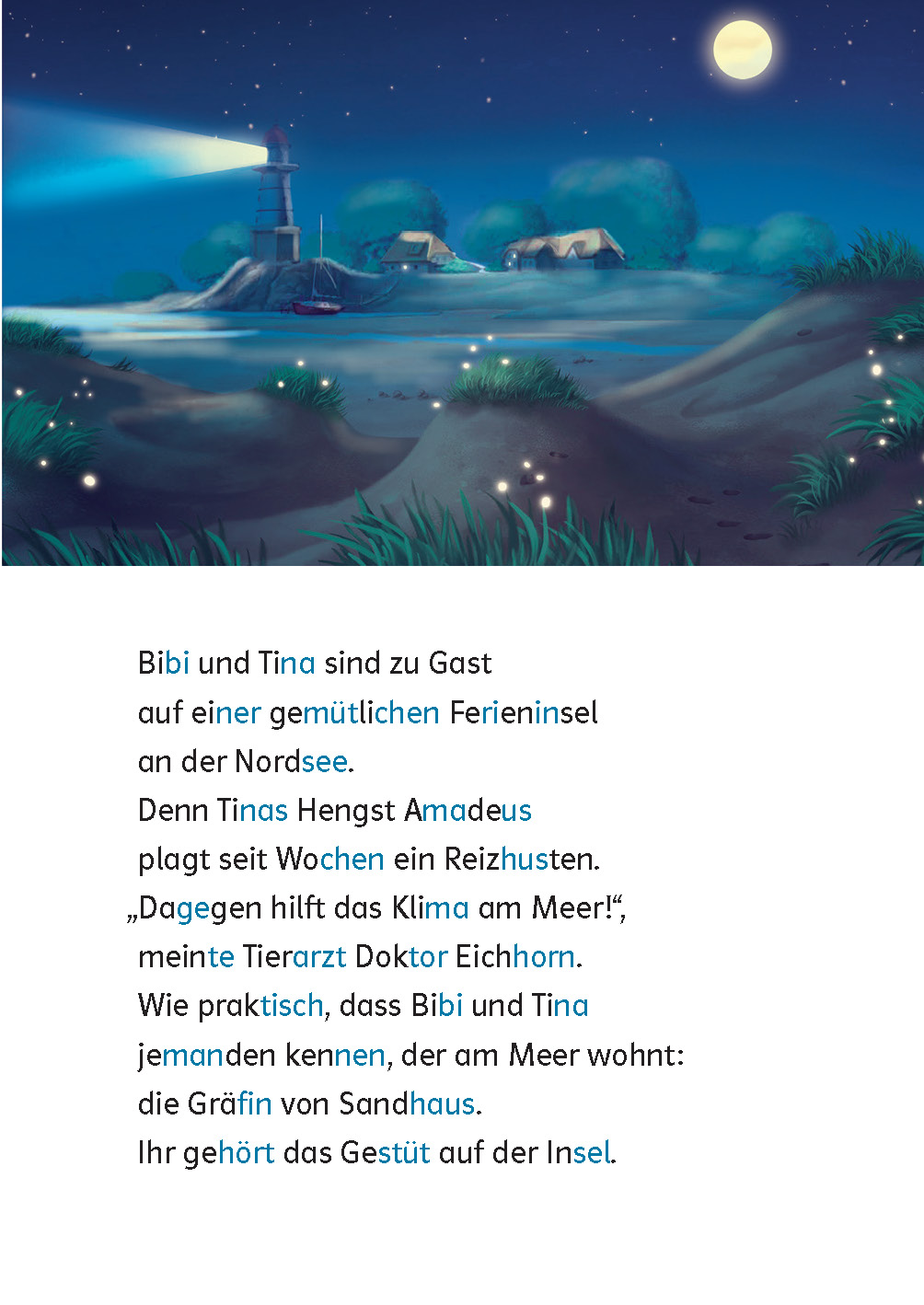 Lesefuchs Bibi & Tina: Pferde-Abenteuer am Meer Lesestufe 2