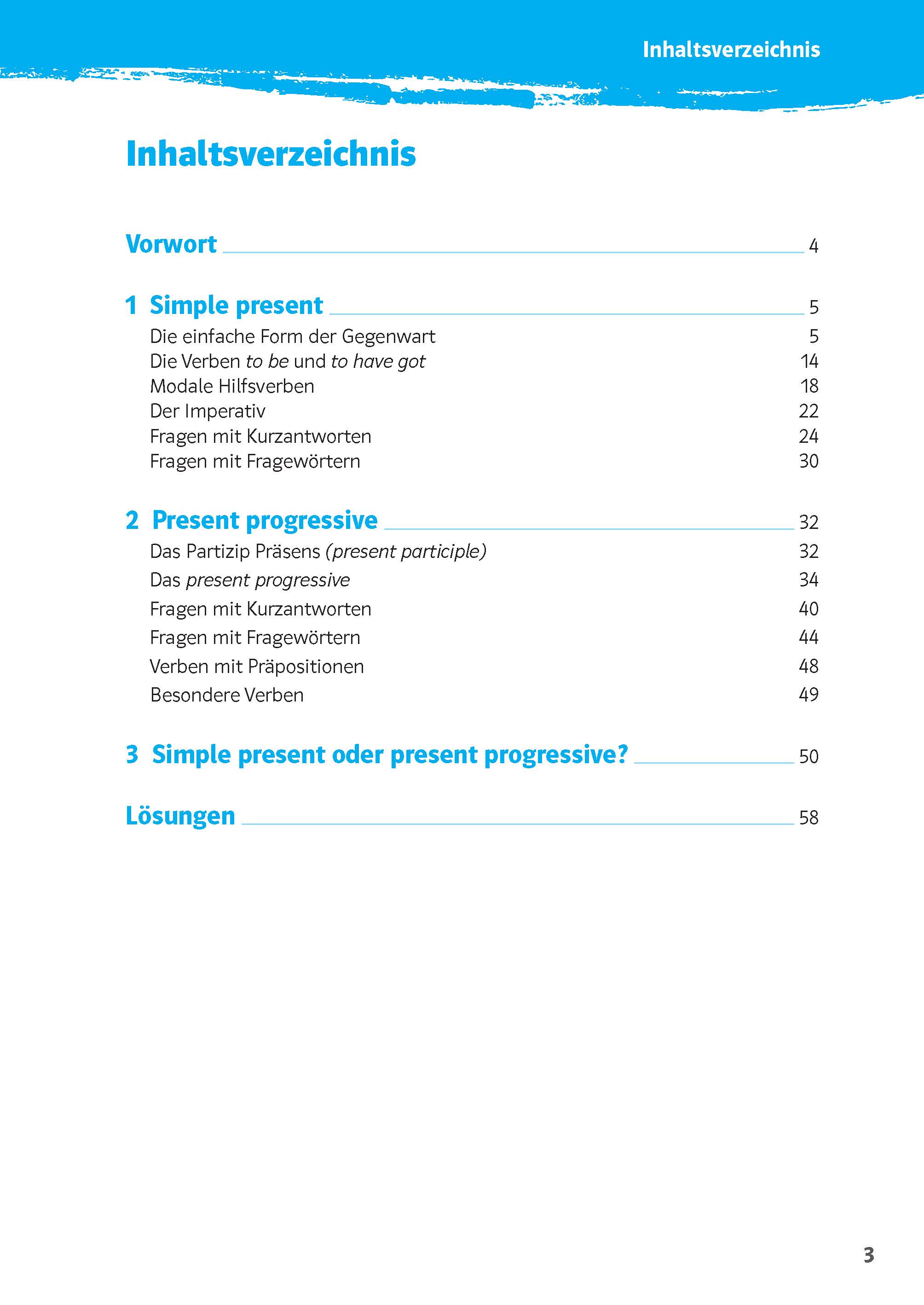 Klett 10-Minuten-Training Englisch Simple Present und Present Progressive 5. Klasse