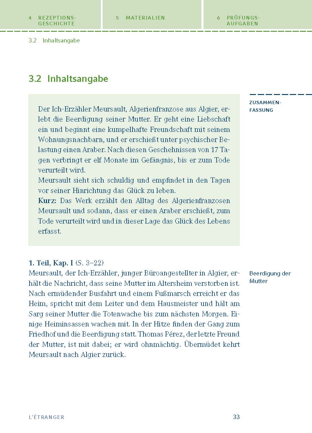 L'Étranger - Der Fremde von Albert Camus