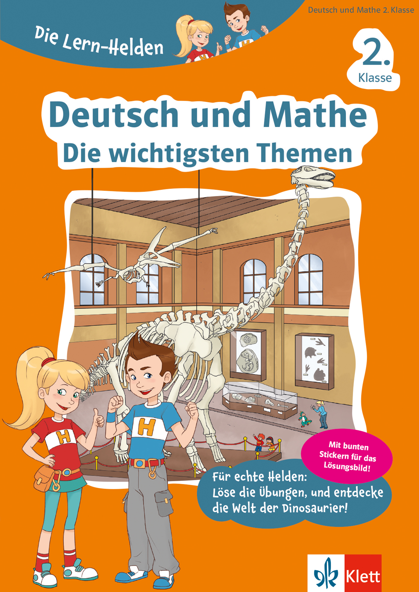 Klett Die Lern-Helden: Deutsch und Mathe - Die wichtigsten Themen 2. Klasse