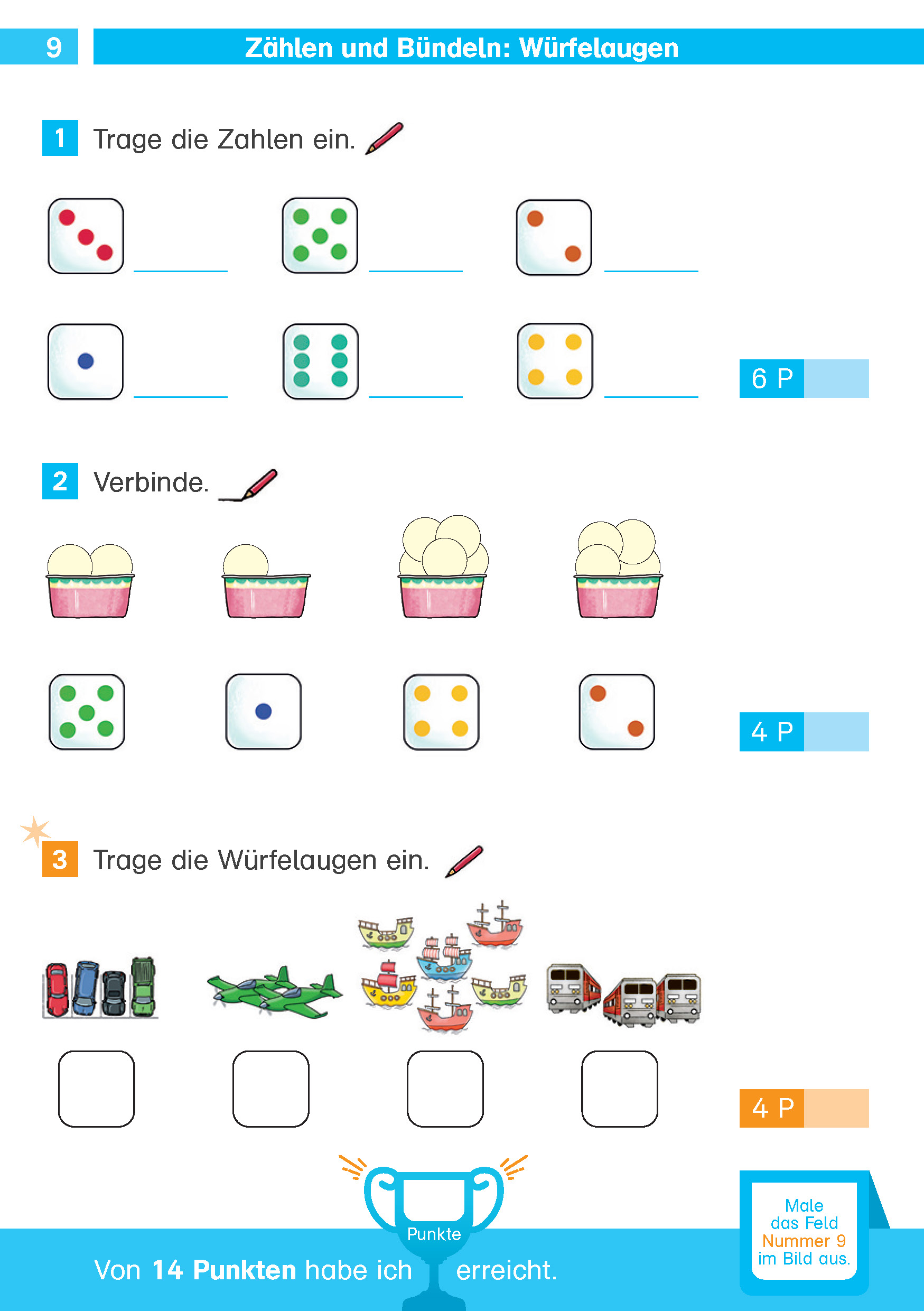 Klett Die Mathe-Helden: Mathe-Testblock So gut bin ich! 1. Klasse