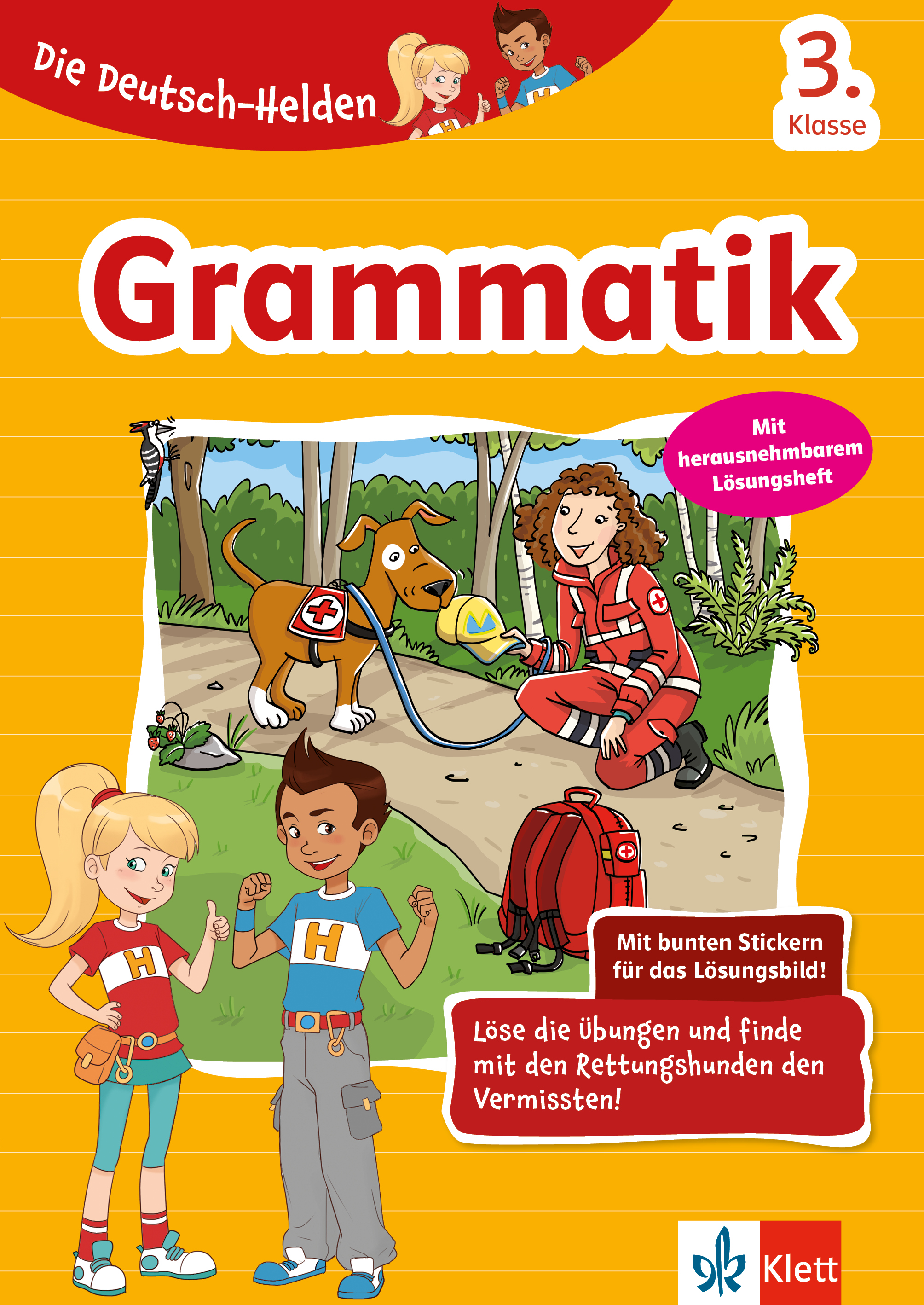 Klett Die Deutsch-Helden: Grammatik 3. Klasse