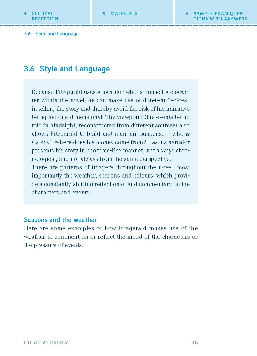 The Great Gatsby von F. Scott Fitzgerald