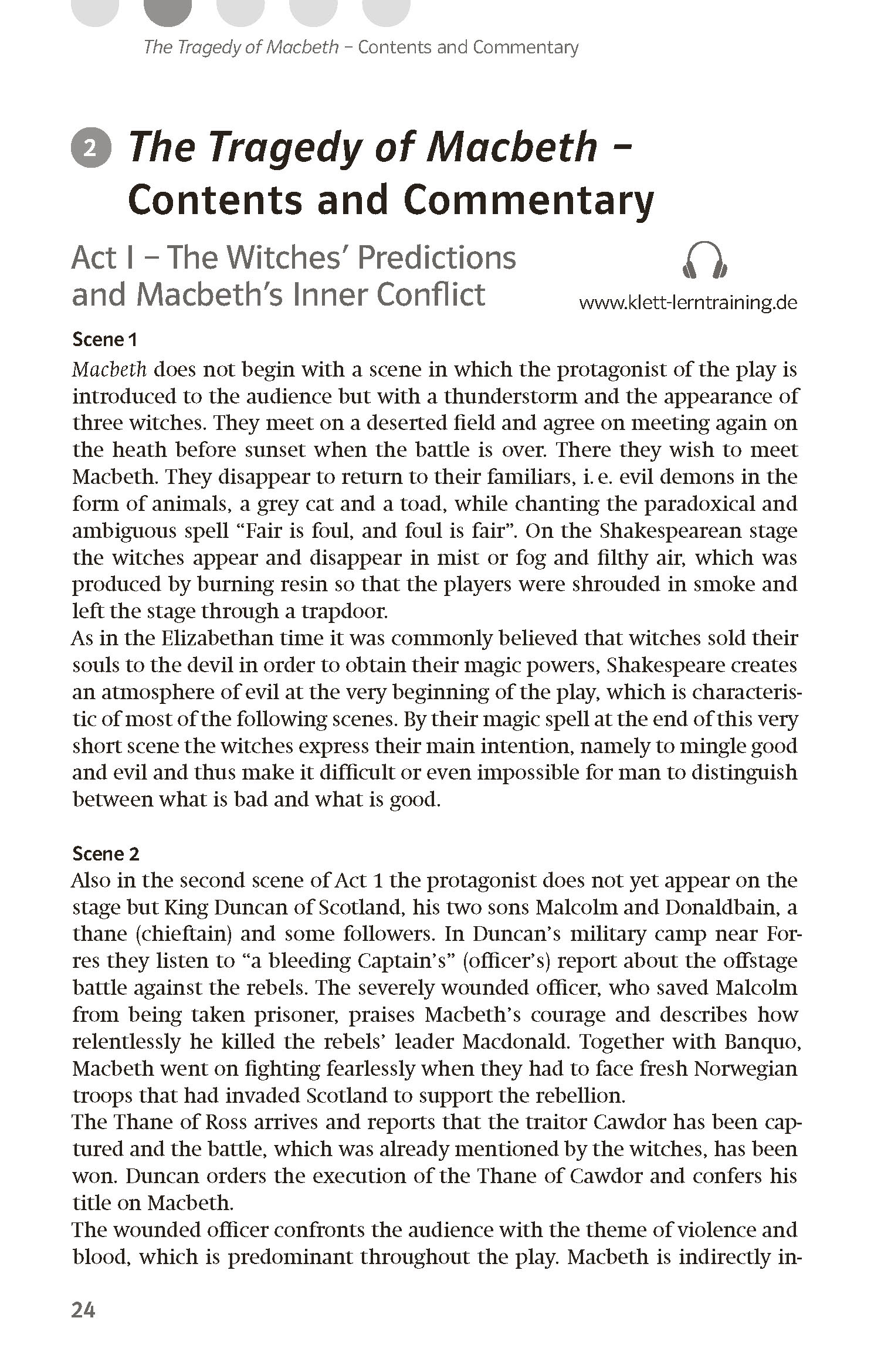 Klett Lektürehilfen William Shakespeare, Macbeth