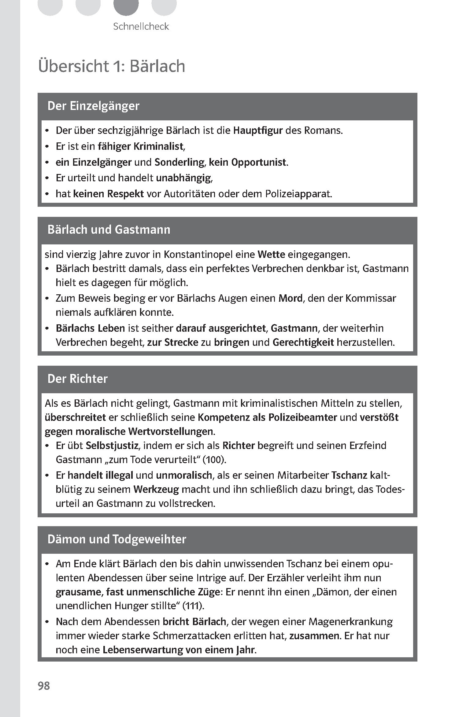 Klett Lektürehilfen Friedrich Dürrenmatt, Der Richter und sein Henker Klett Lektürehilfen Friedrich Dürrenmatt, Der Richter und sein Henker